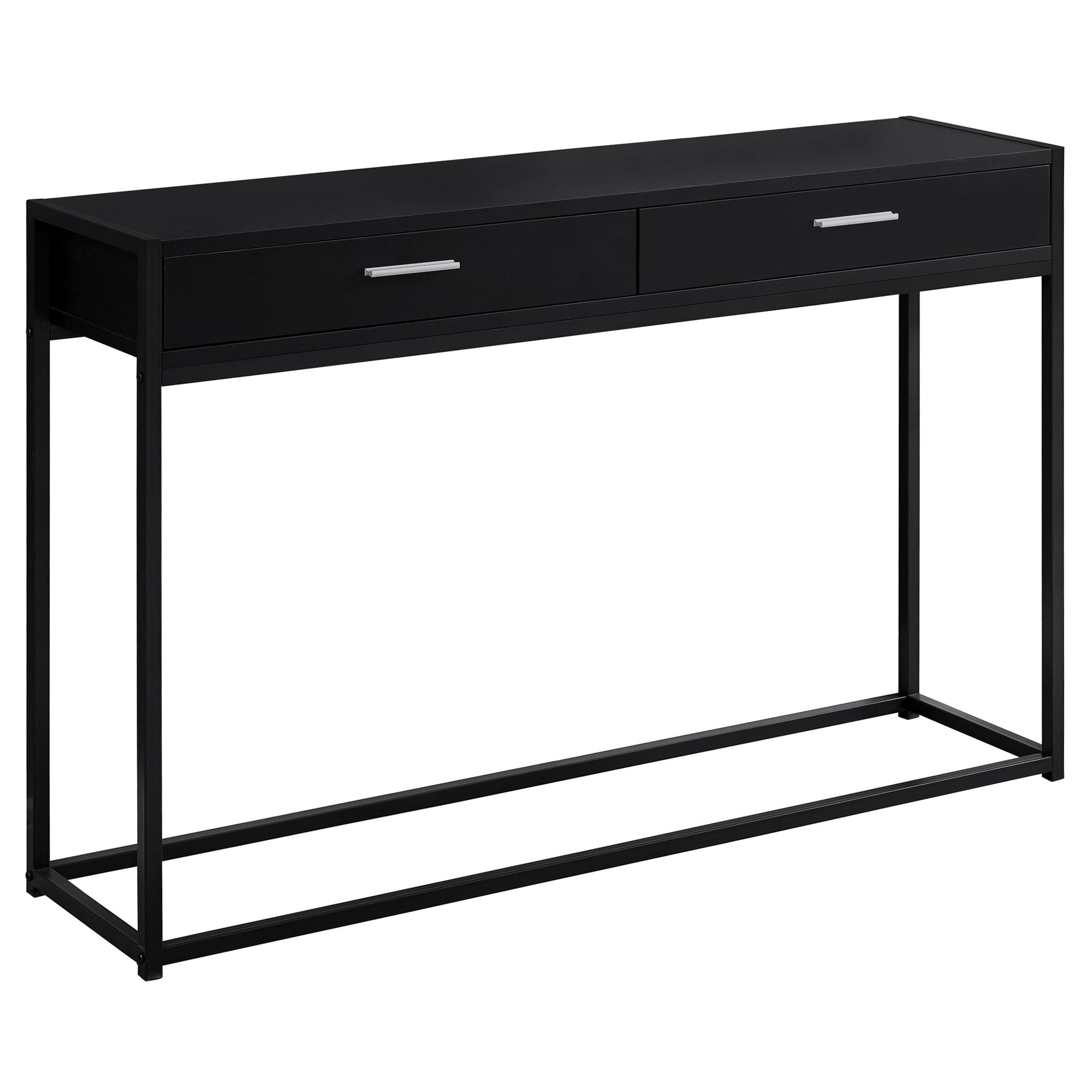 48" Black Frame Console Table-0