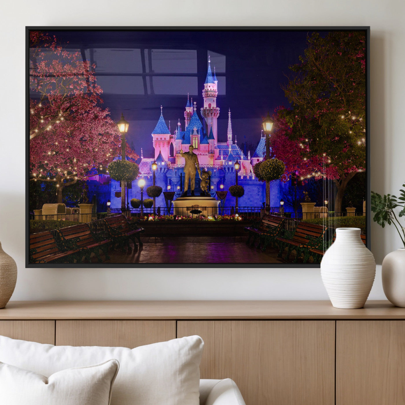 Castle Large Wall Art Disney Magic Kingdom Kids Room Decor -