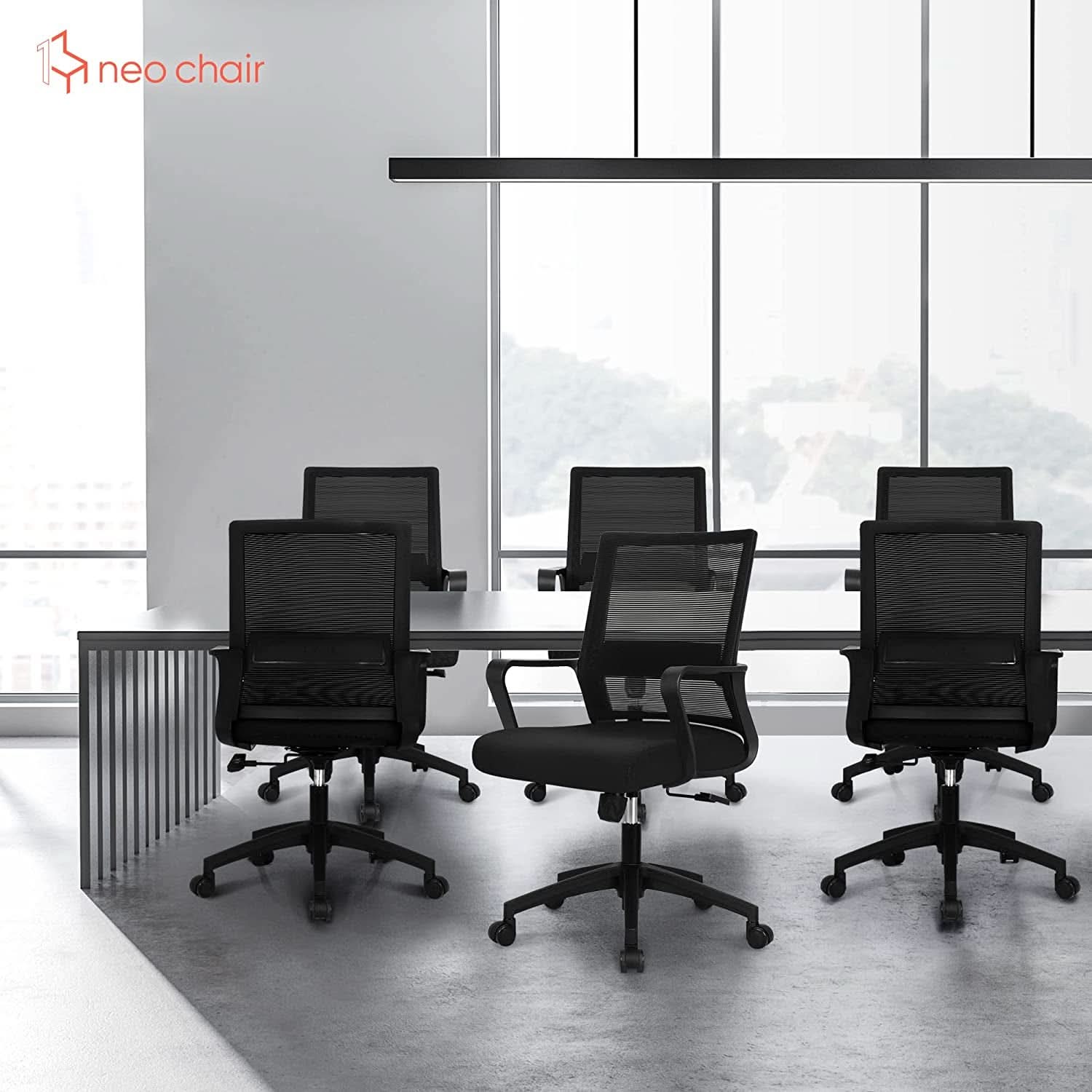 Ergonomic Swivel Chair With Adjustable Lumbar Support