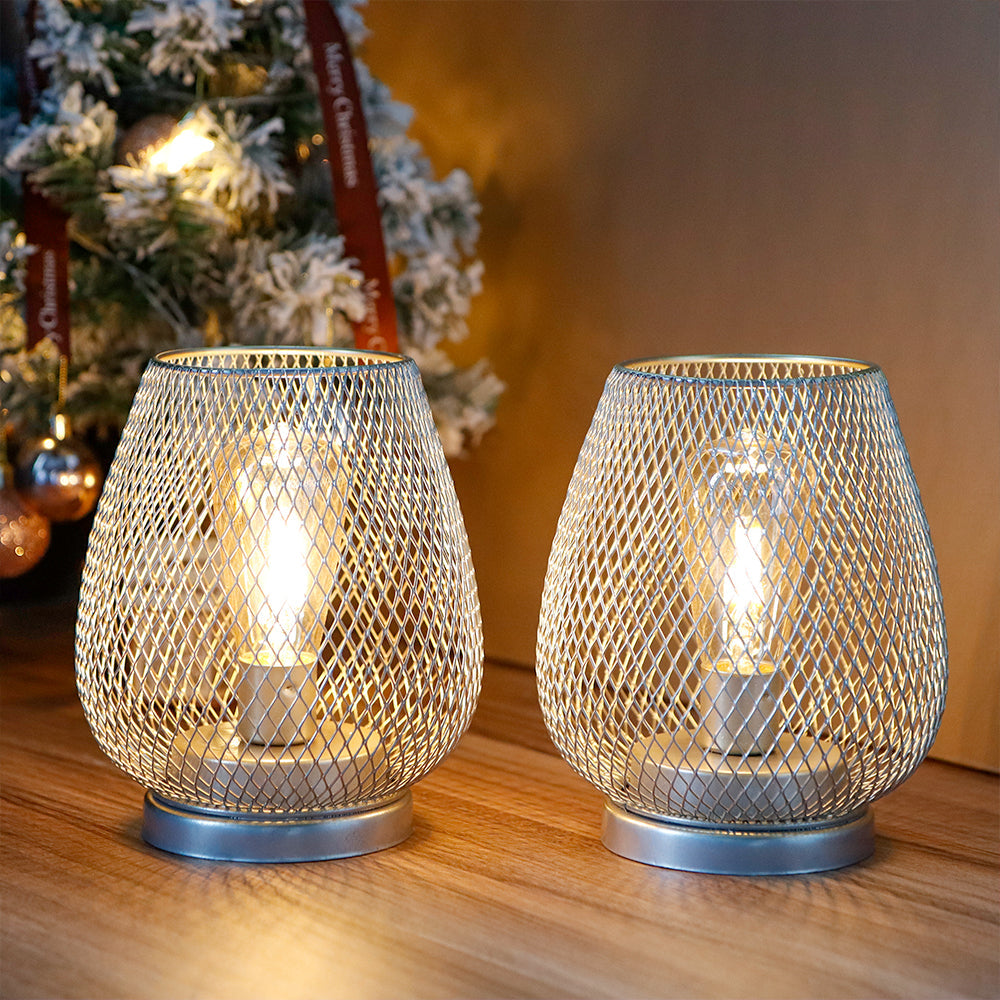 6.7" Tall Battery Powered Outdoor Table Lamp-3