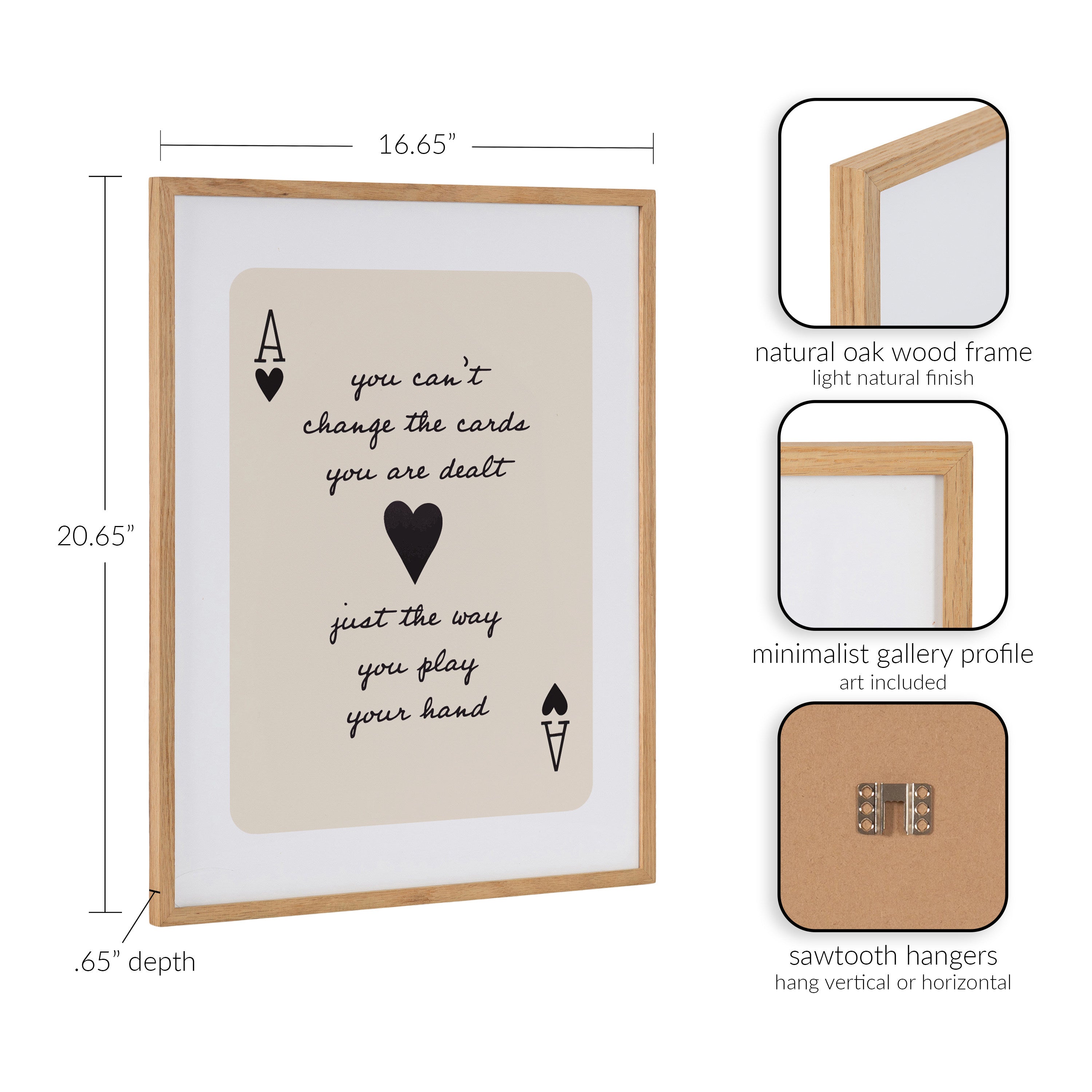 Gallery Ace of Heart Cards Positive Quote Print by The Creative Bunch Studio