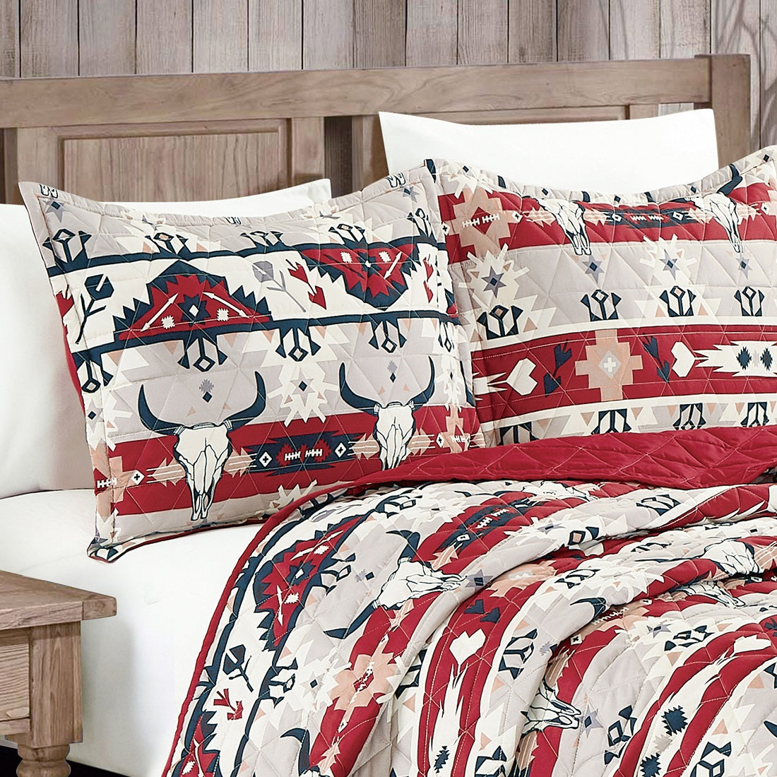 Mazhira 3 piece bedspread