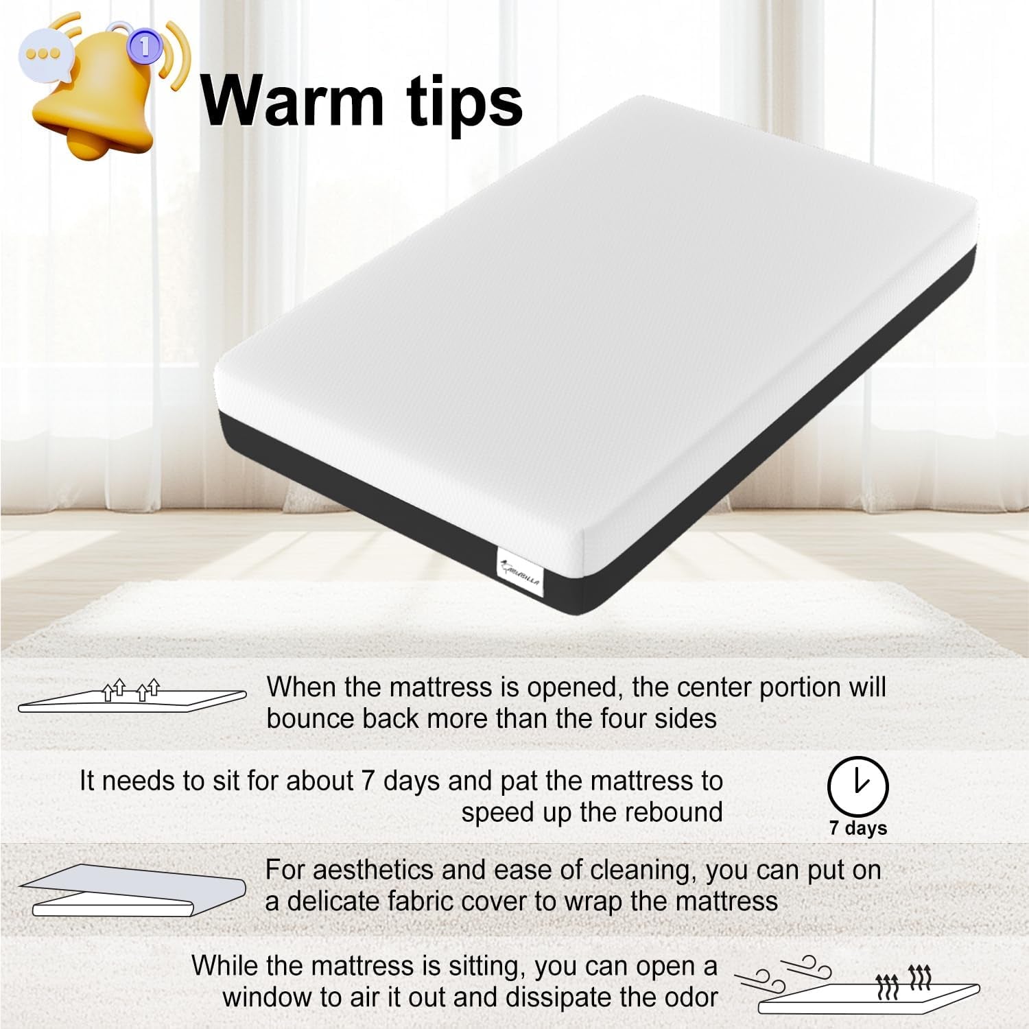 Queen Memory Foam Mattress Certipur US Certified Quality