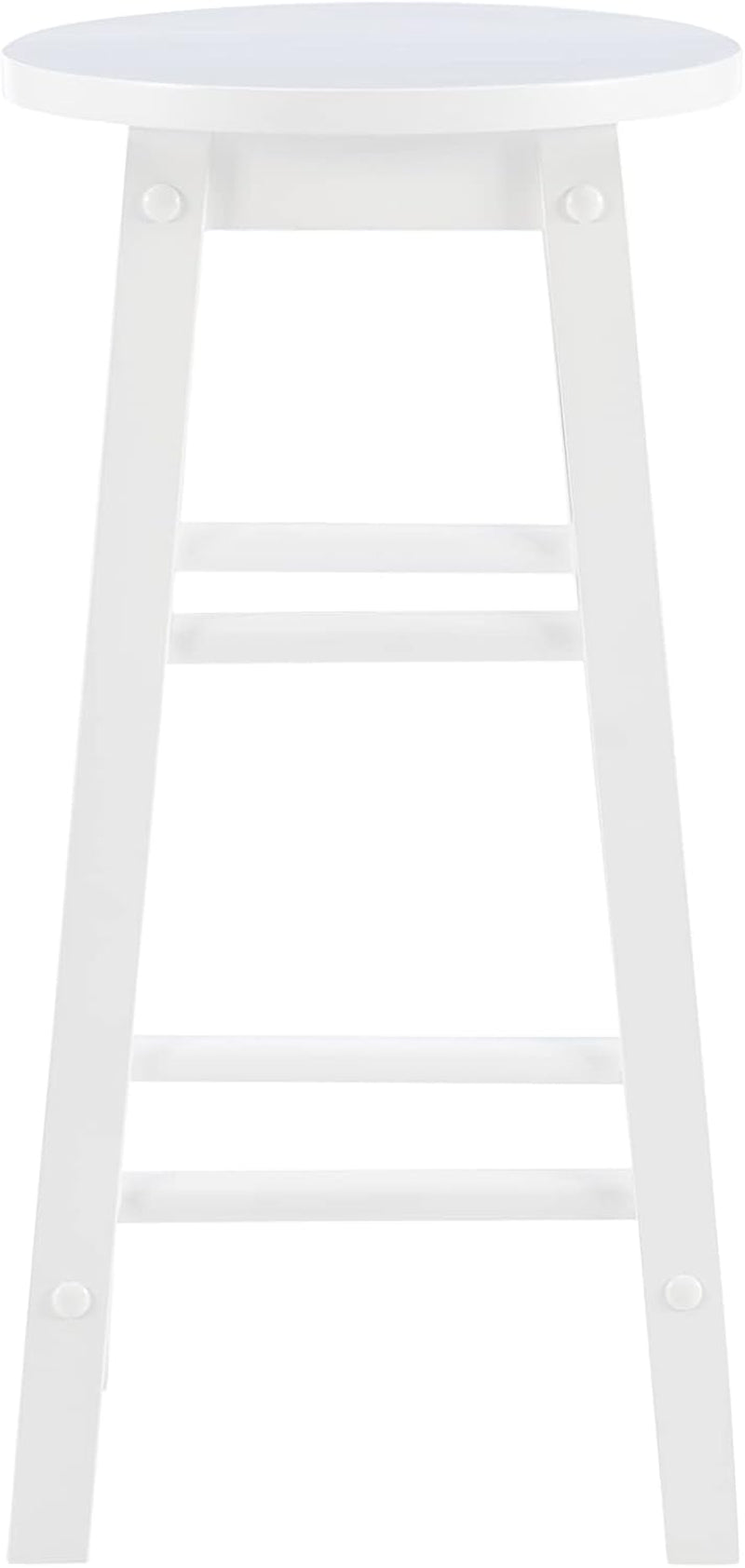 Zeke White 24 Inch Counter Stool Modern Kitchen Seating