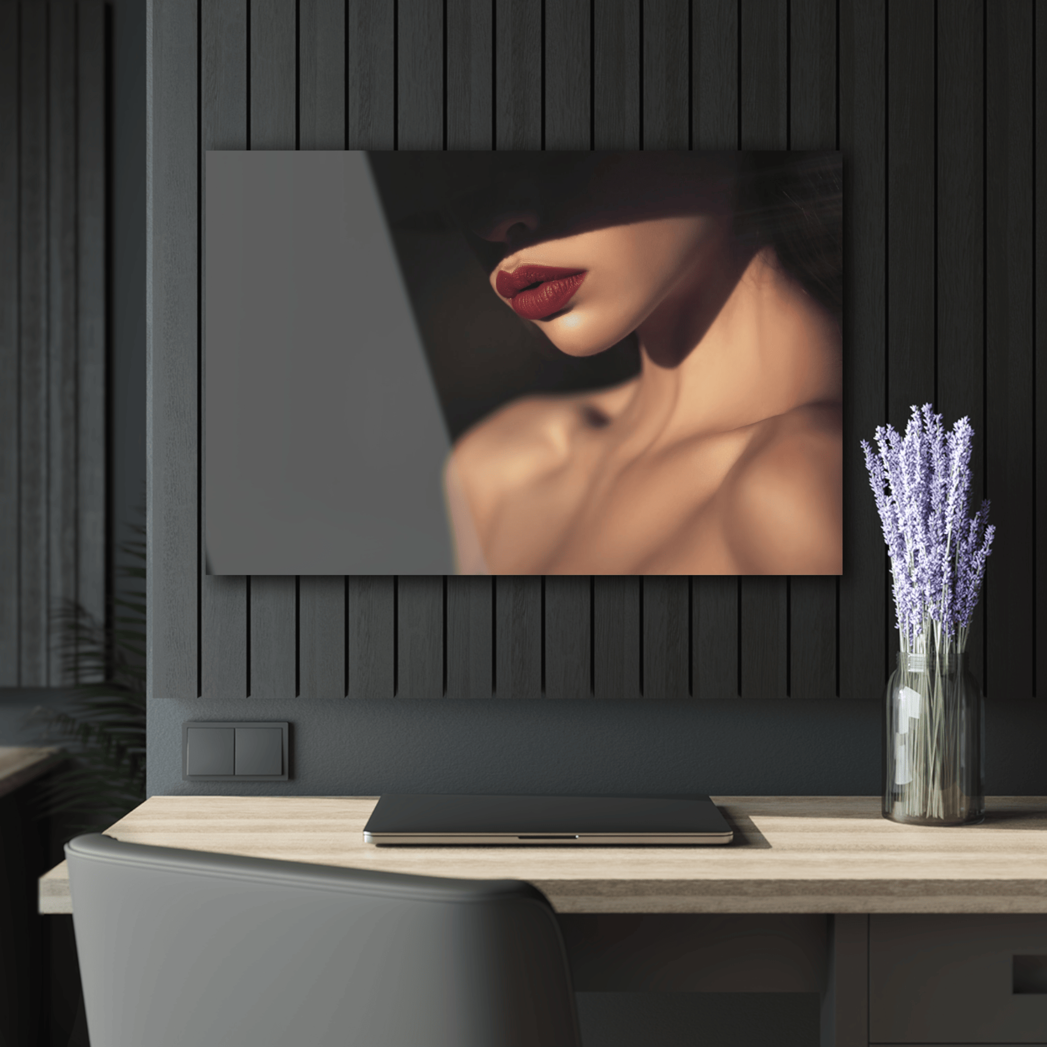 Tempered glass wall art - Hidden glance-3