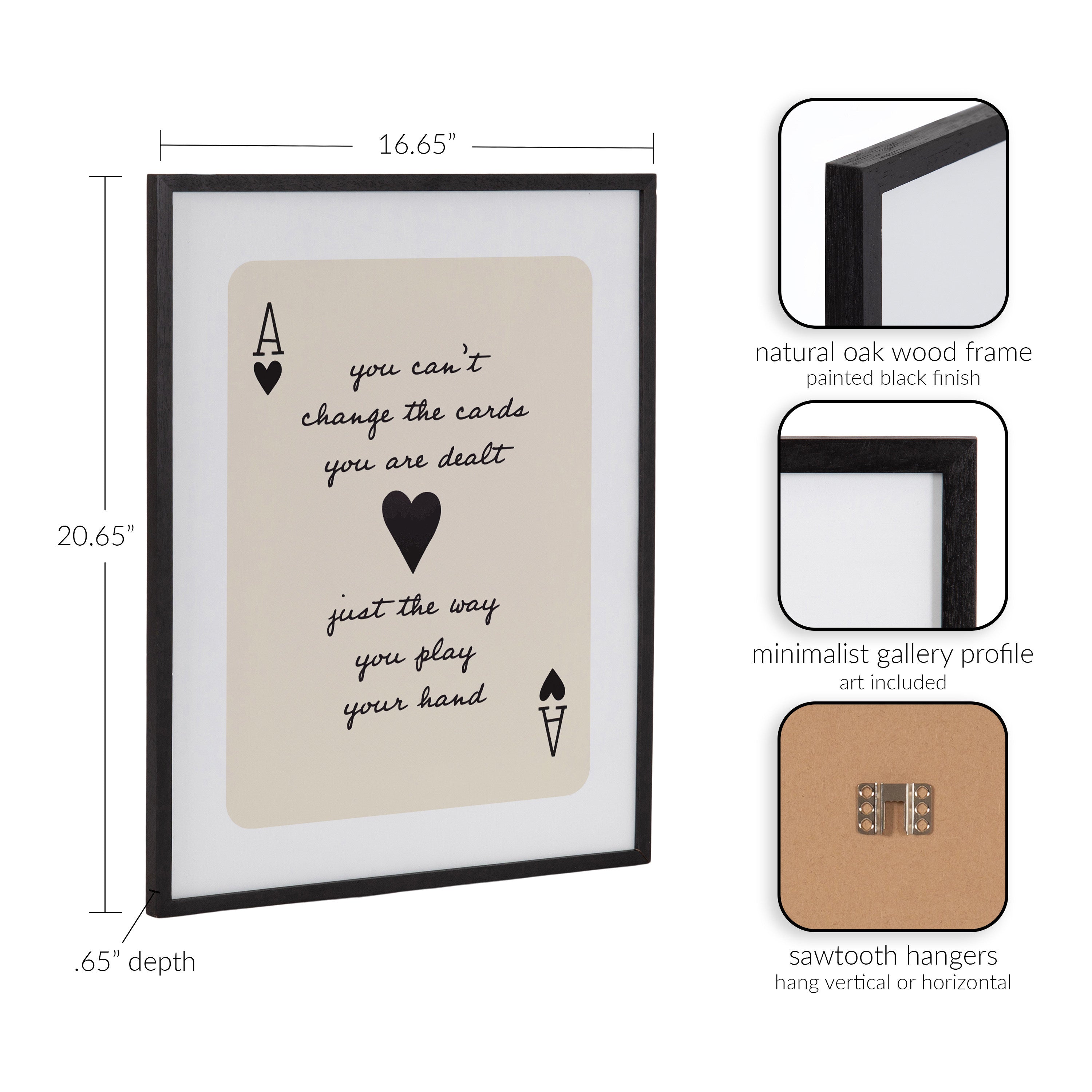 Gallery Ace of Heart Cards Positive Quote Print by The Creative Bunch Studio