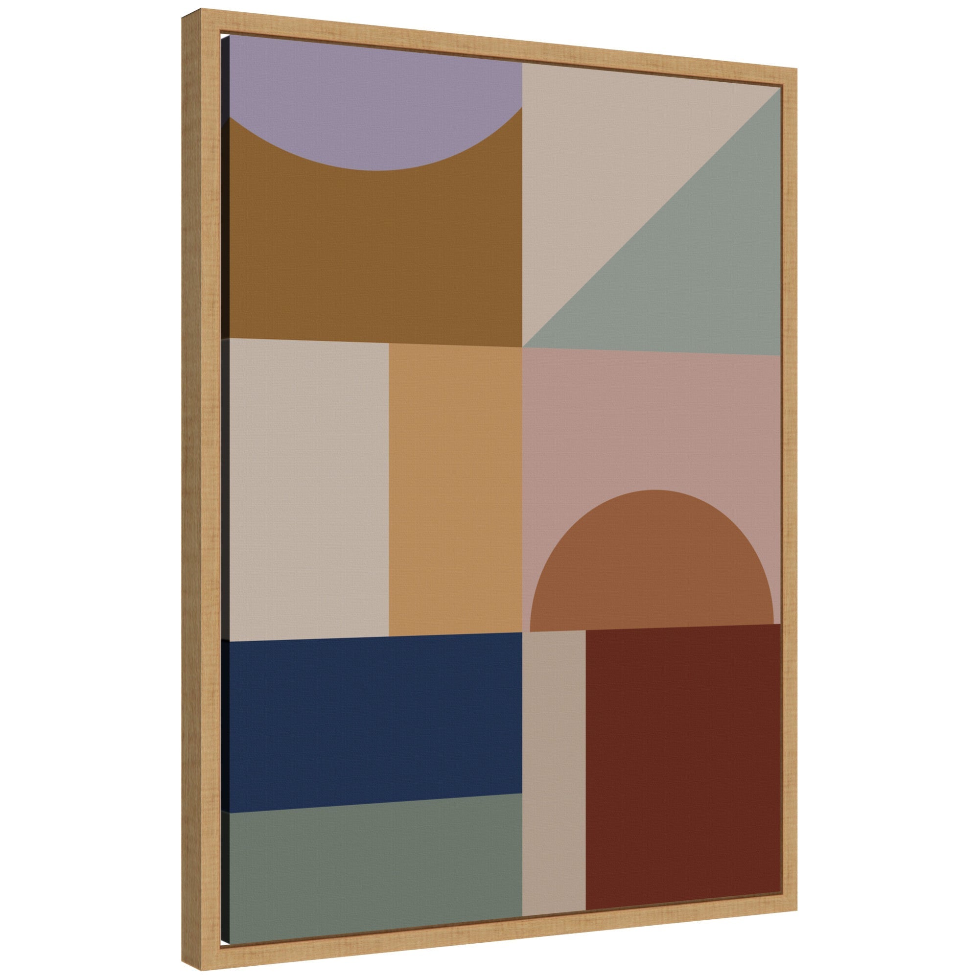 Modern Bohemian Pattern 2 by The Creative Bunch Studio Framed Canvas Wall Art Print