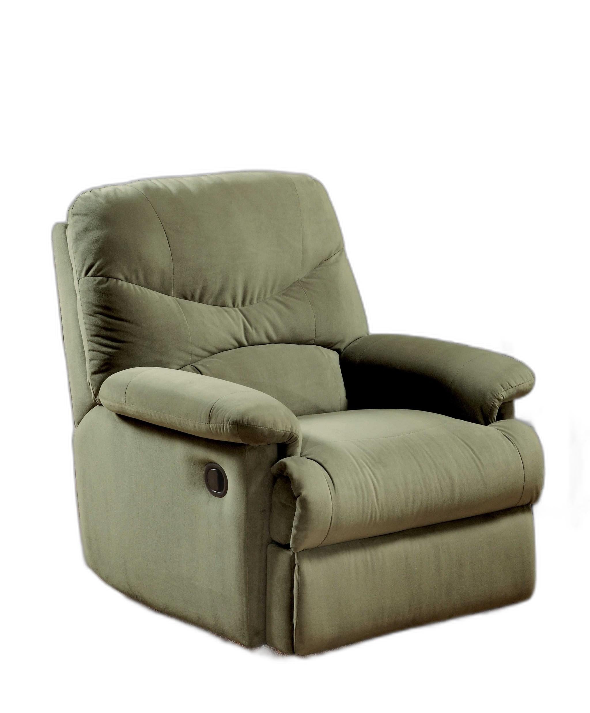 35" Sage Microfiber Recliner-0