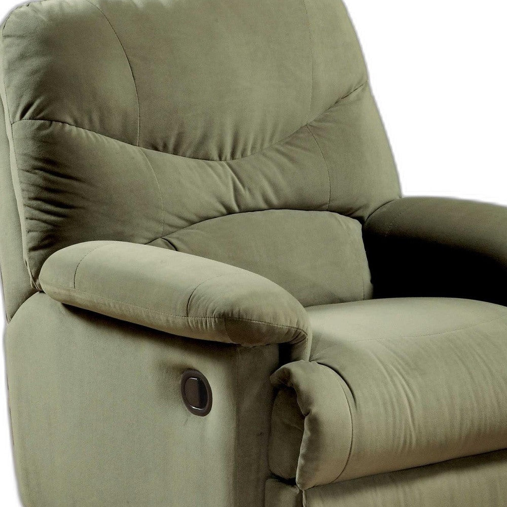 35" Sage Microfiber Recliner-5