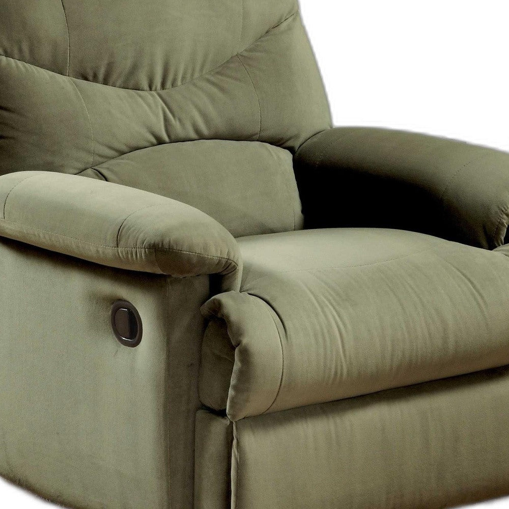 35" Sage Microfiber Recliner-6