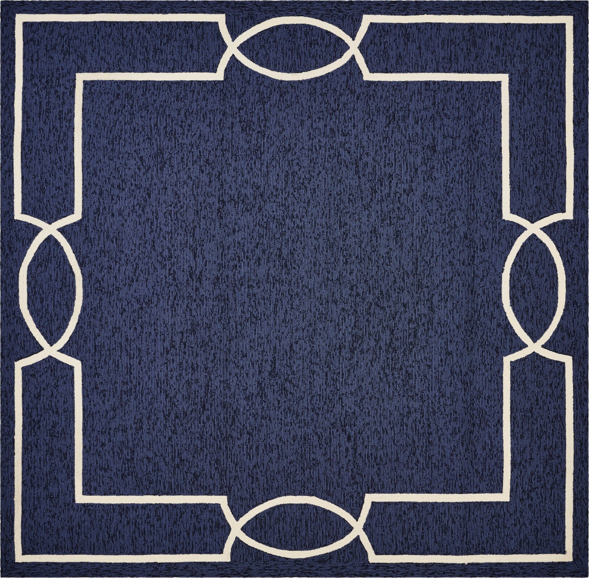 7' X 10' Ocean Polypropylene Rug-3