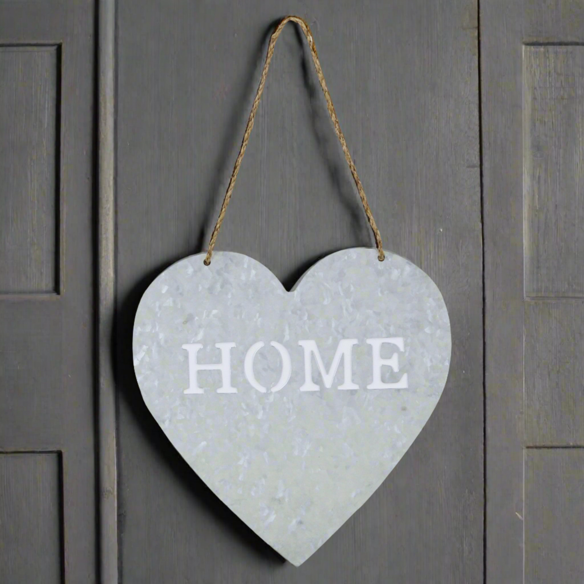 Home Gray Galvanized Cut Out Metal Wall Decor Media 9 of 9