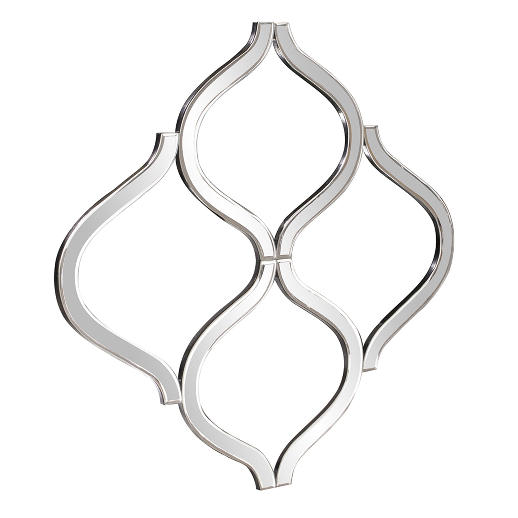 Interlocking Mirrored Curved Shapes With Beveled Edge-3