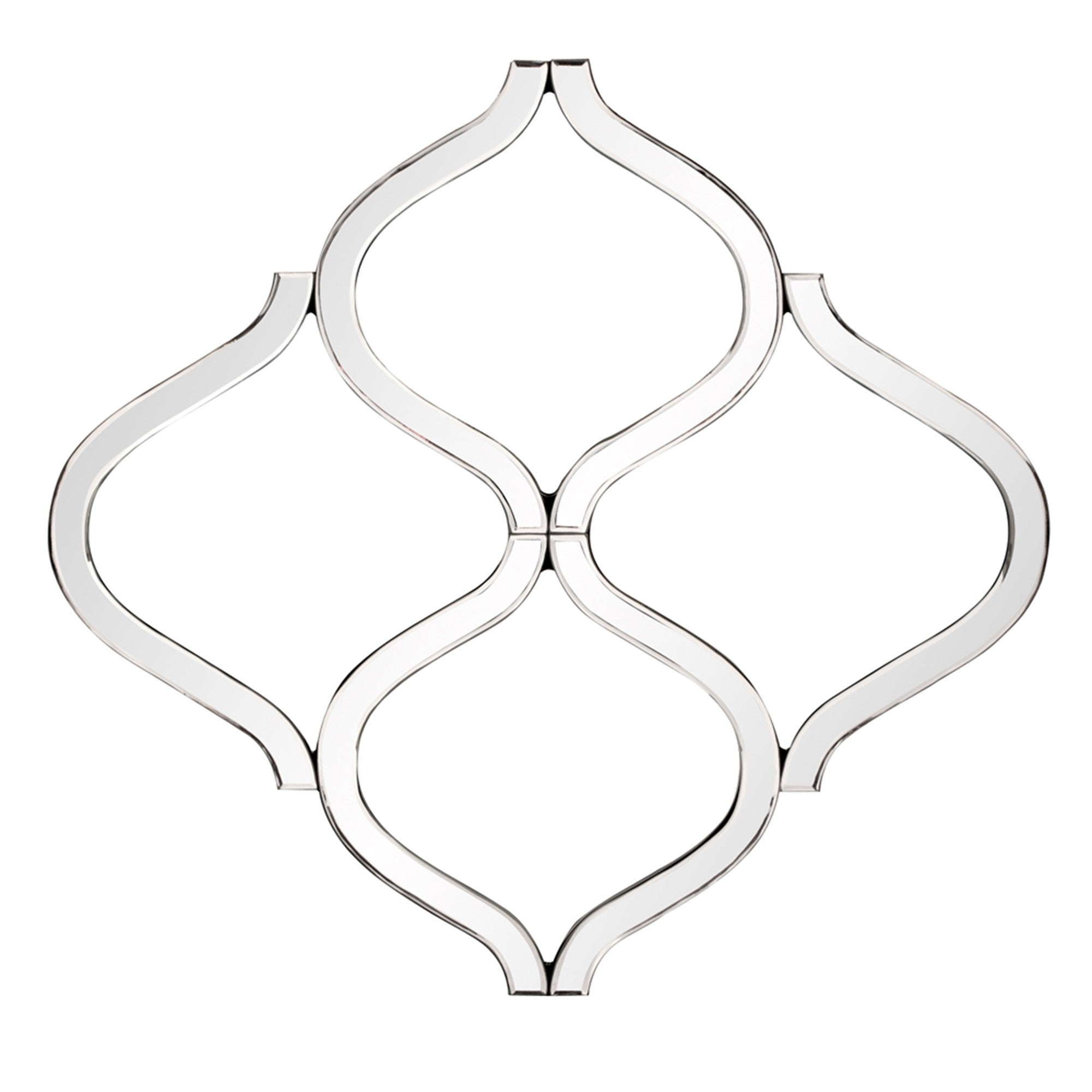 Interlocking Mirrored Curved Shapes With Beveled Edge-7