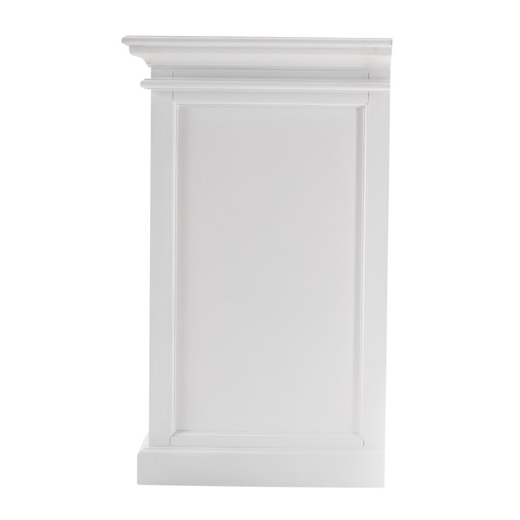 Modern Farm White Glass Door Buffet Server-4