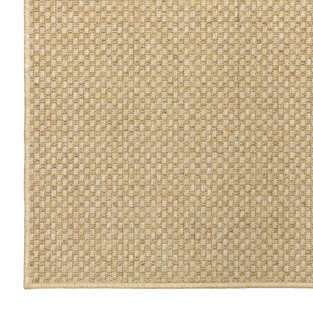 8' X 11' Beige Indoor Outdoor Area Rug-4