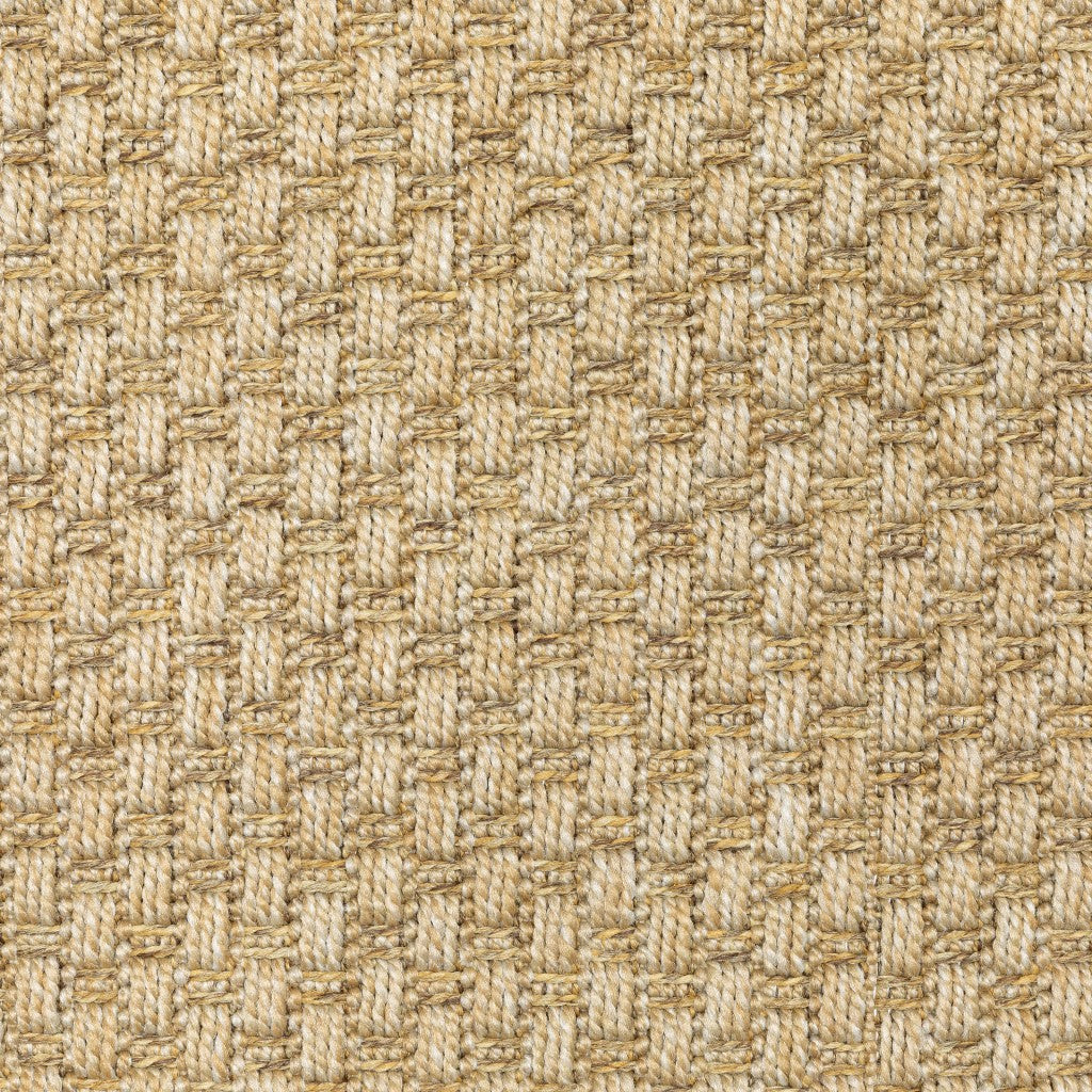 8' X 8' Beige Indoor Outdoor Area Rug-8