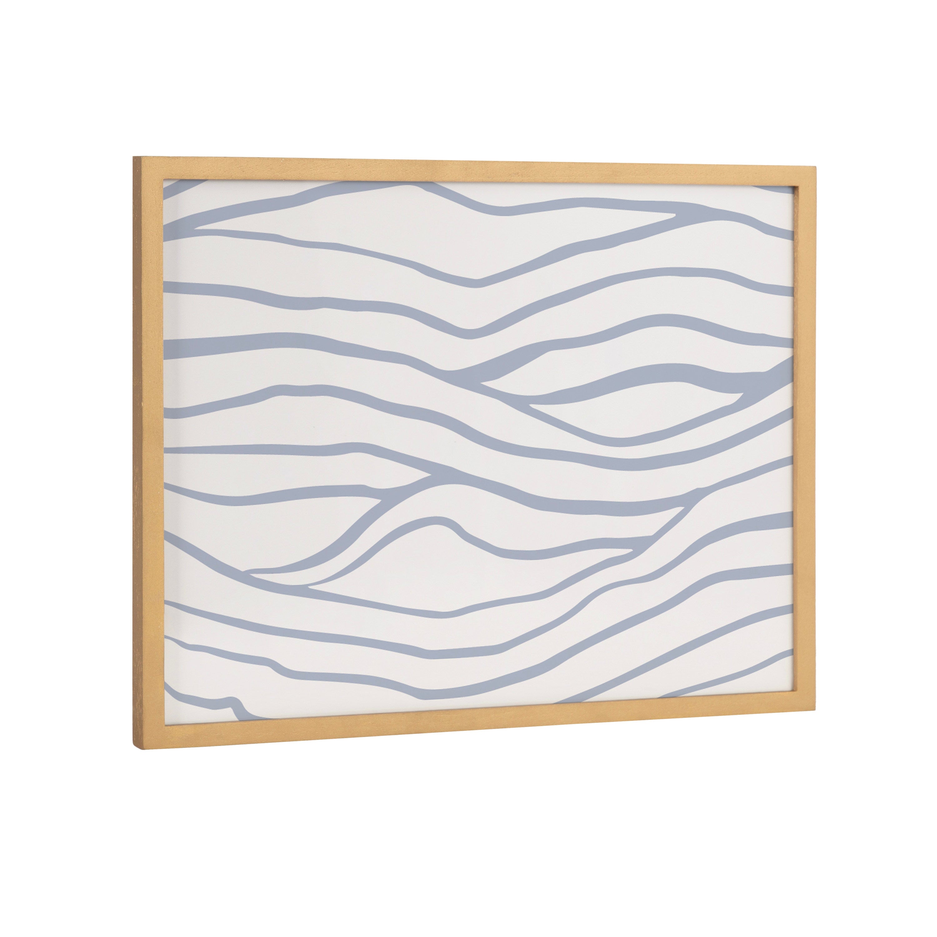 Gallery Simple Elegant Coastal Waves Print by The Creative Bunch Studio