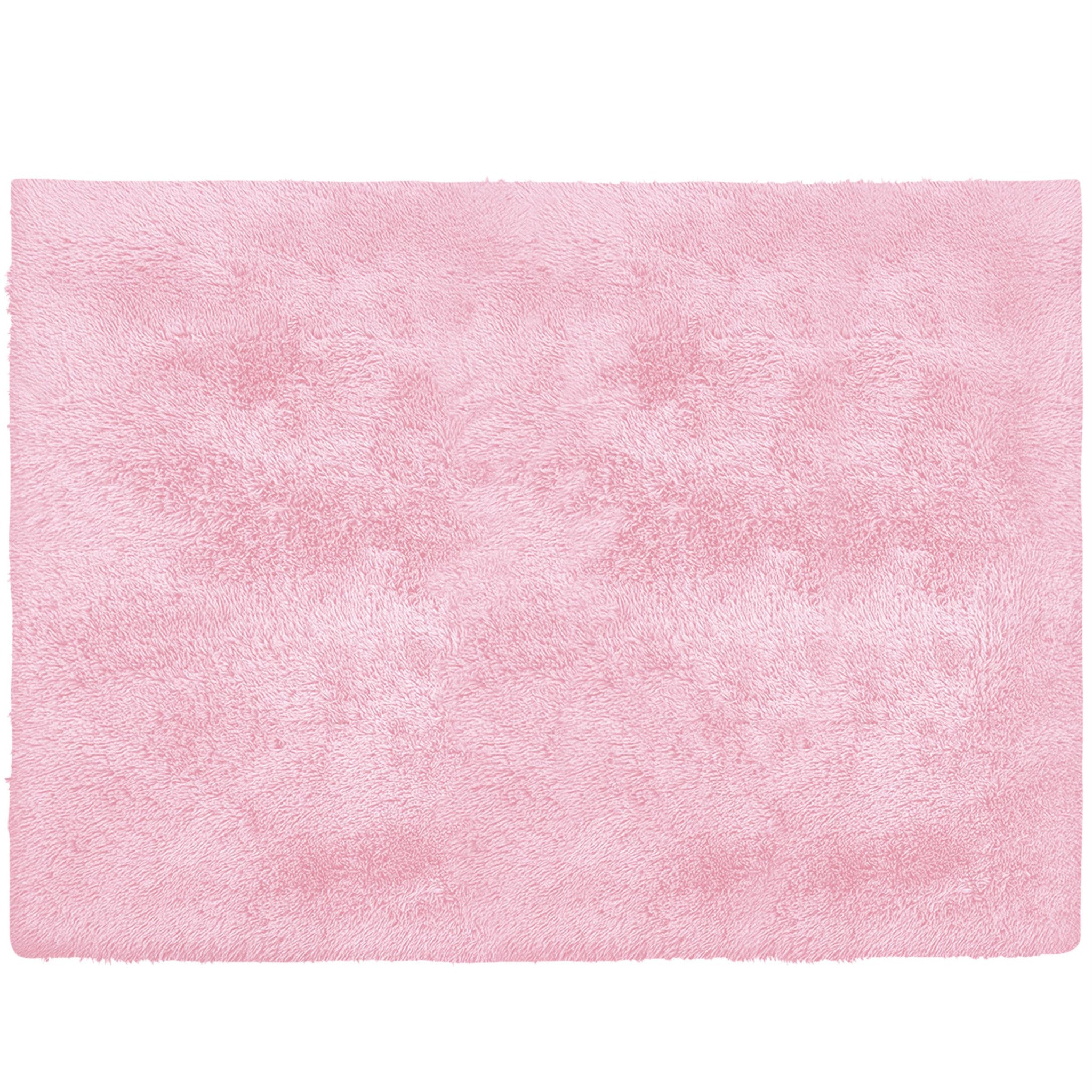 5' X 7' Pink Shag Area Rug-1