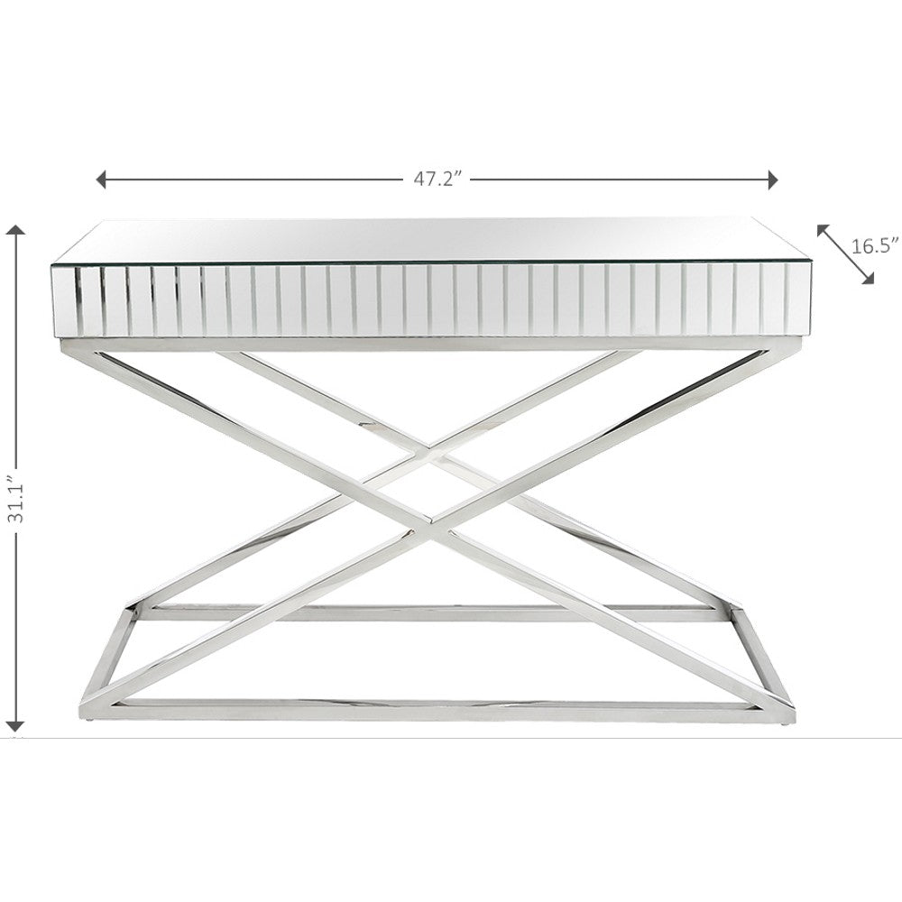 X Shaped Console Table-7