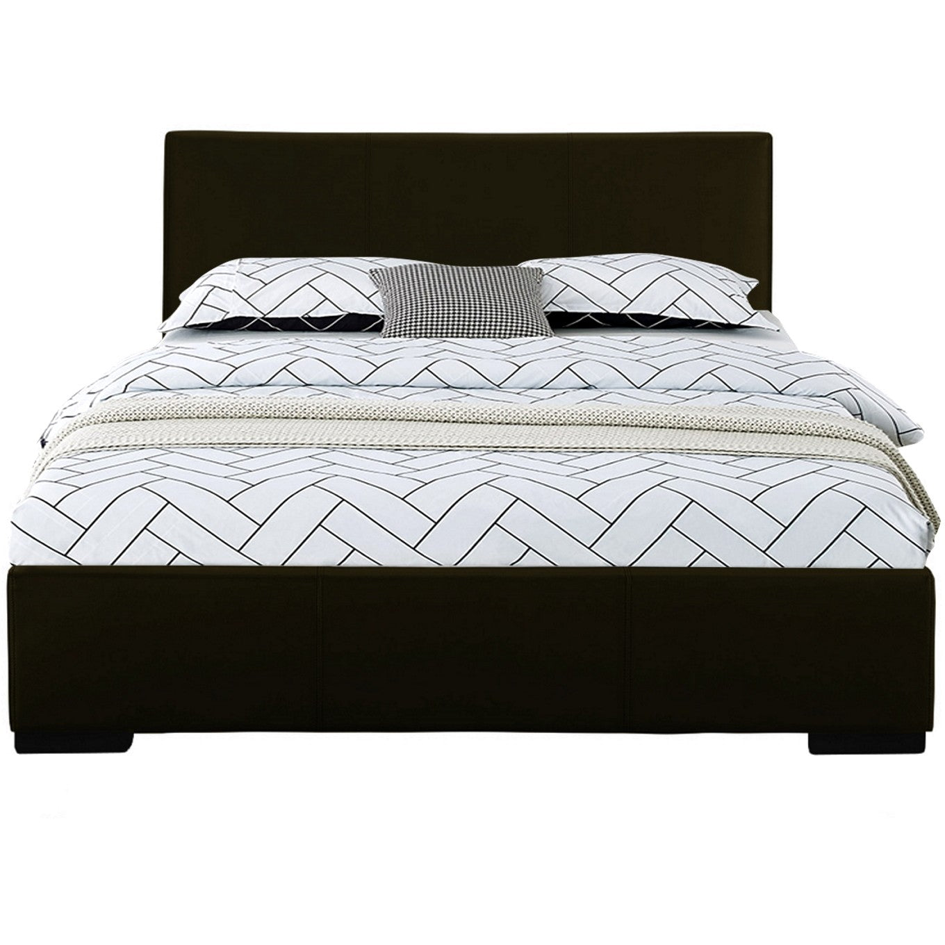 Black Platform Twin Bed-0