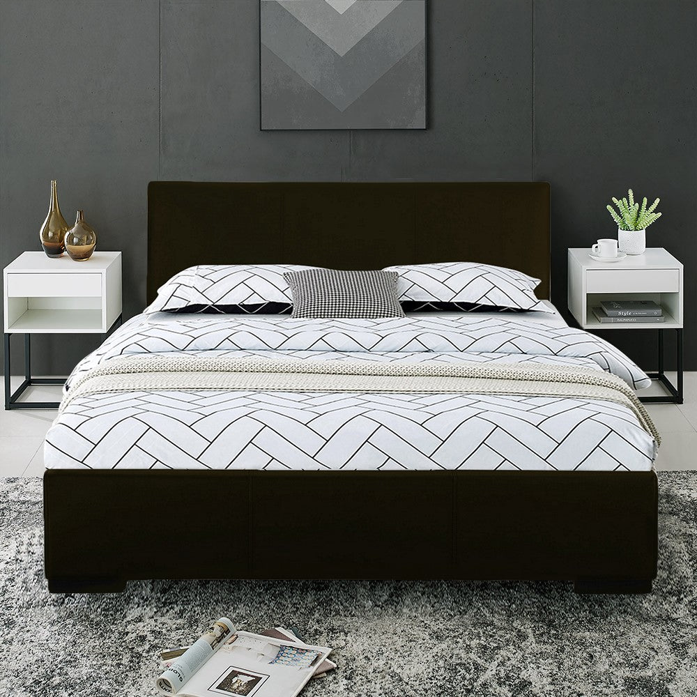 Black Platform Twin Bed-4