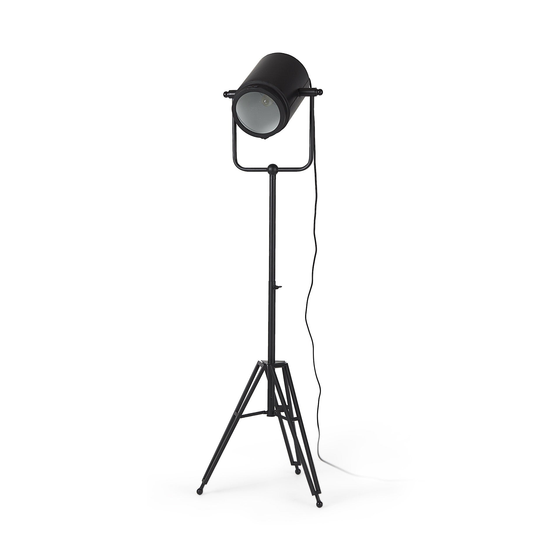 61" Black Movie Set Floor Lamp-0