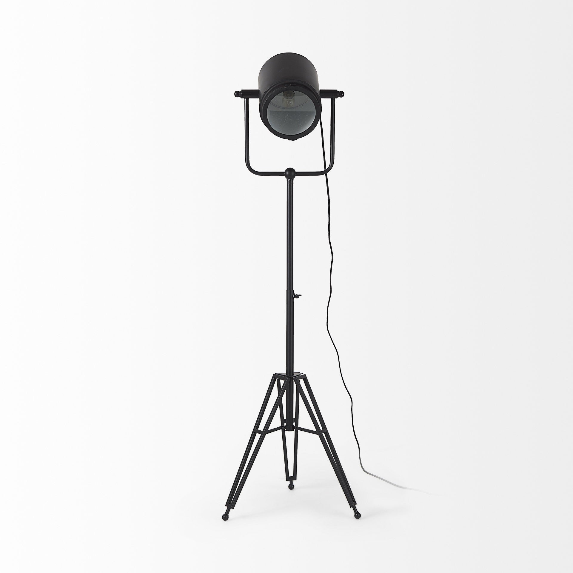 61" Black Movie Set Floor Lamp-1