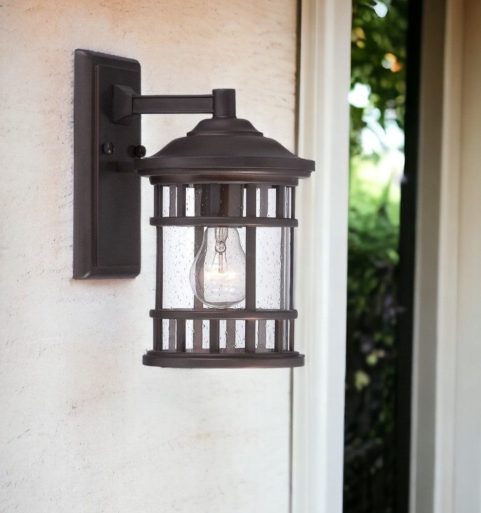 Antique Bronze Canister Wall Light-1