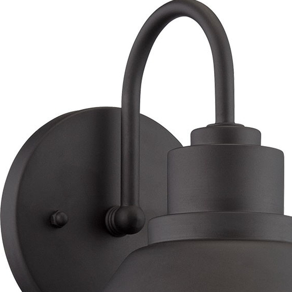 Matte Black Lamp Shade Wall Light-3