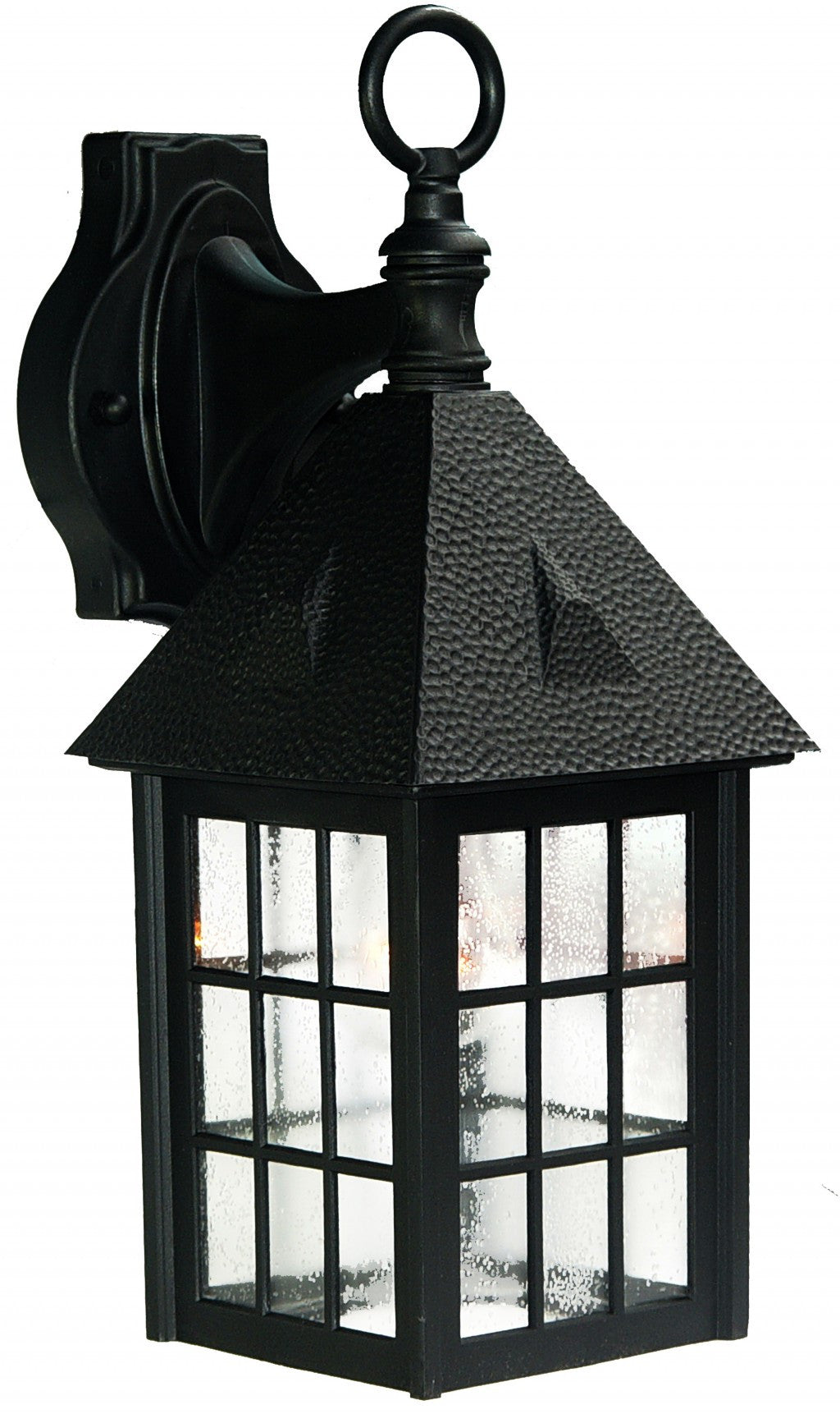 Matte Black House Shaped Wall Light-2