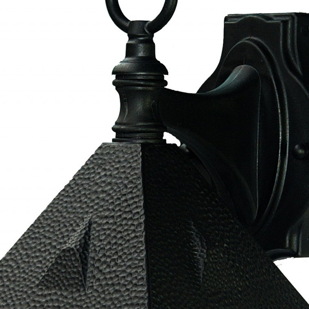 Matte Black House Shaped Wall Light-4