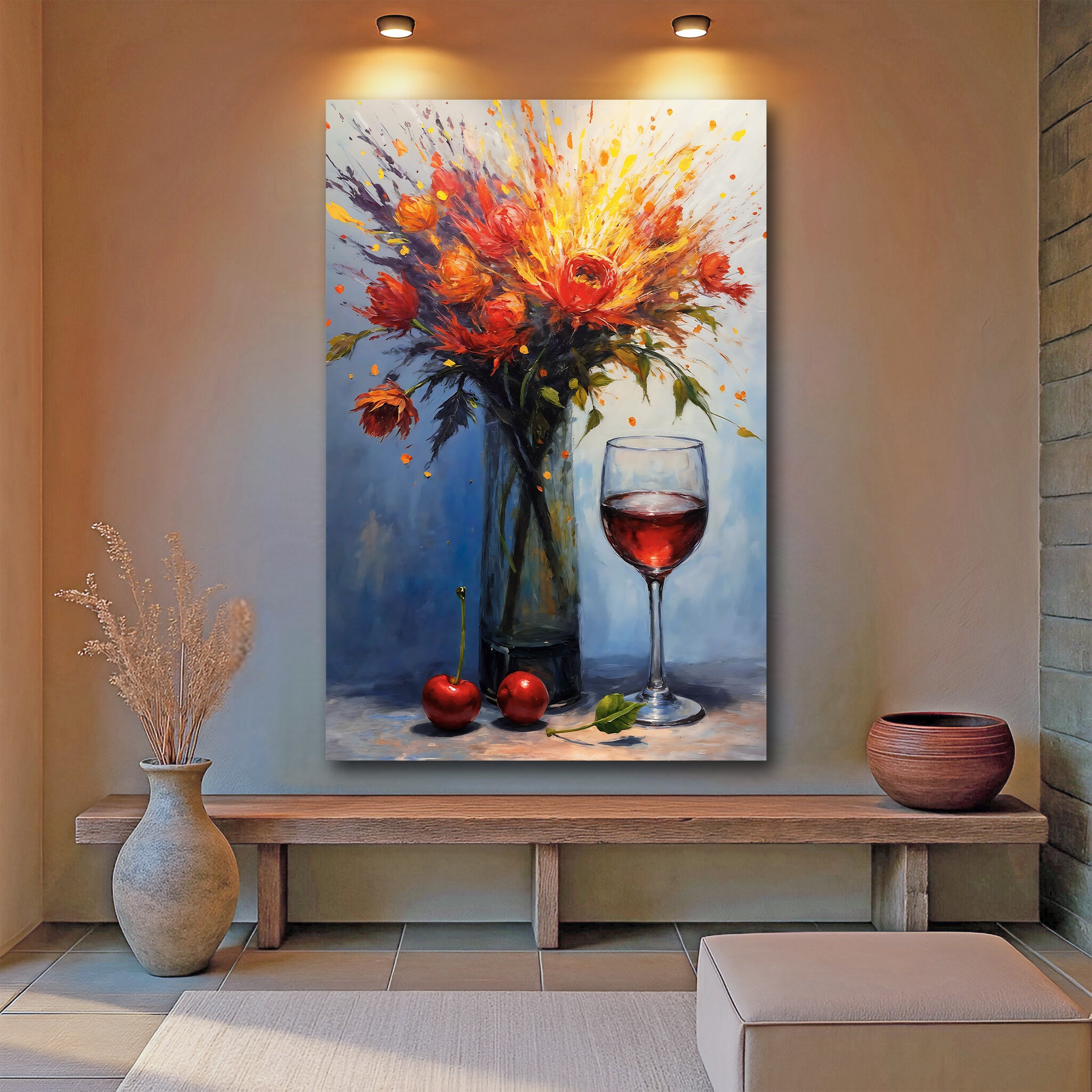 Dynamic Still Life Abstract Wall Art
