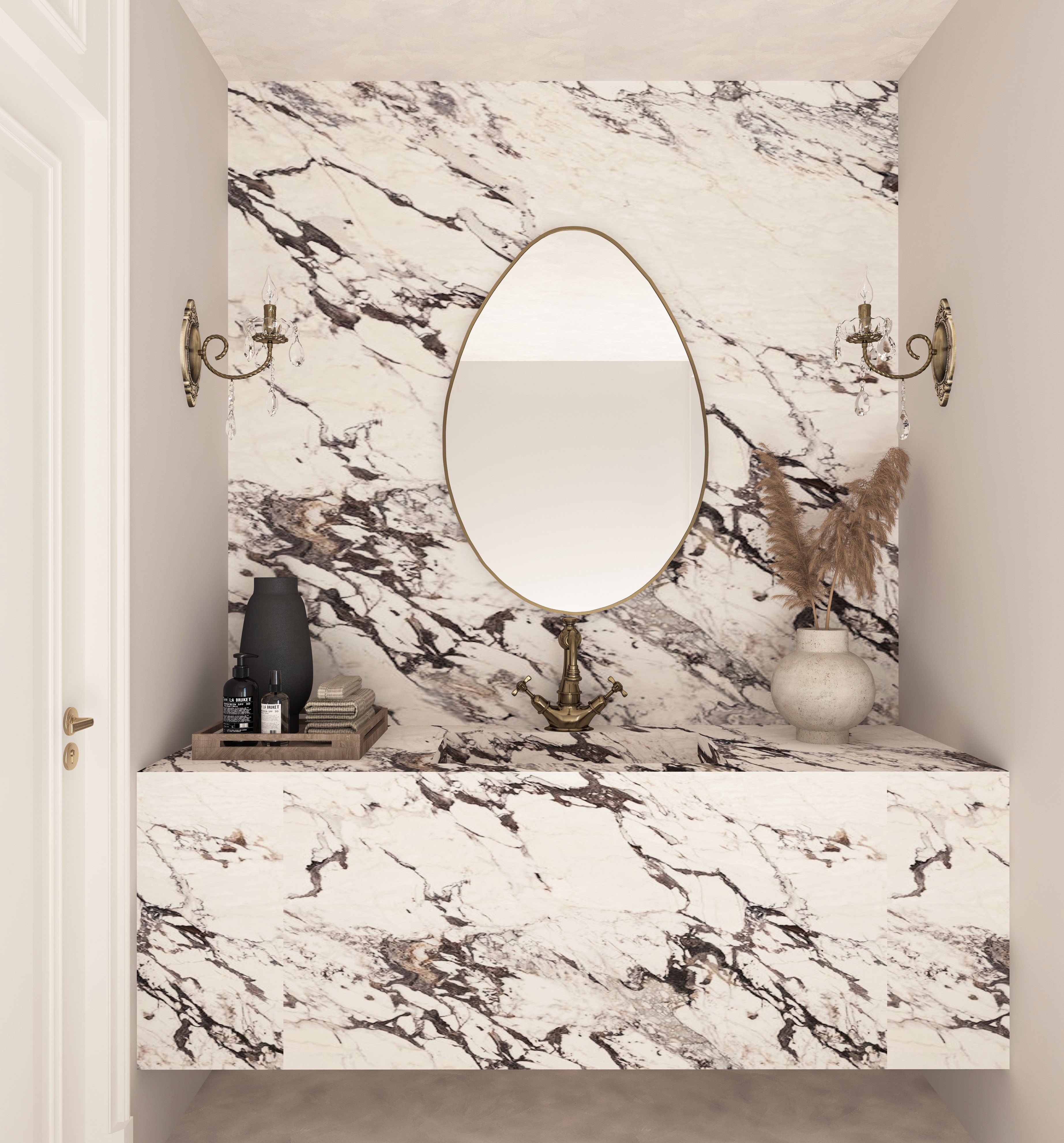 Jupiter Irregular Design Mirror