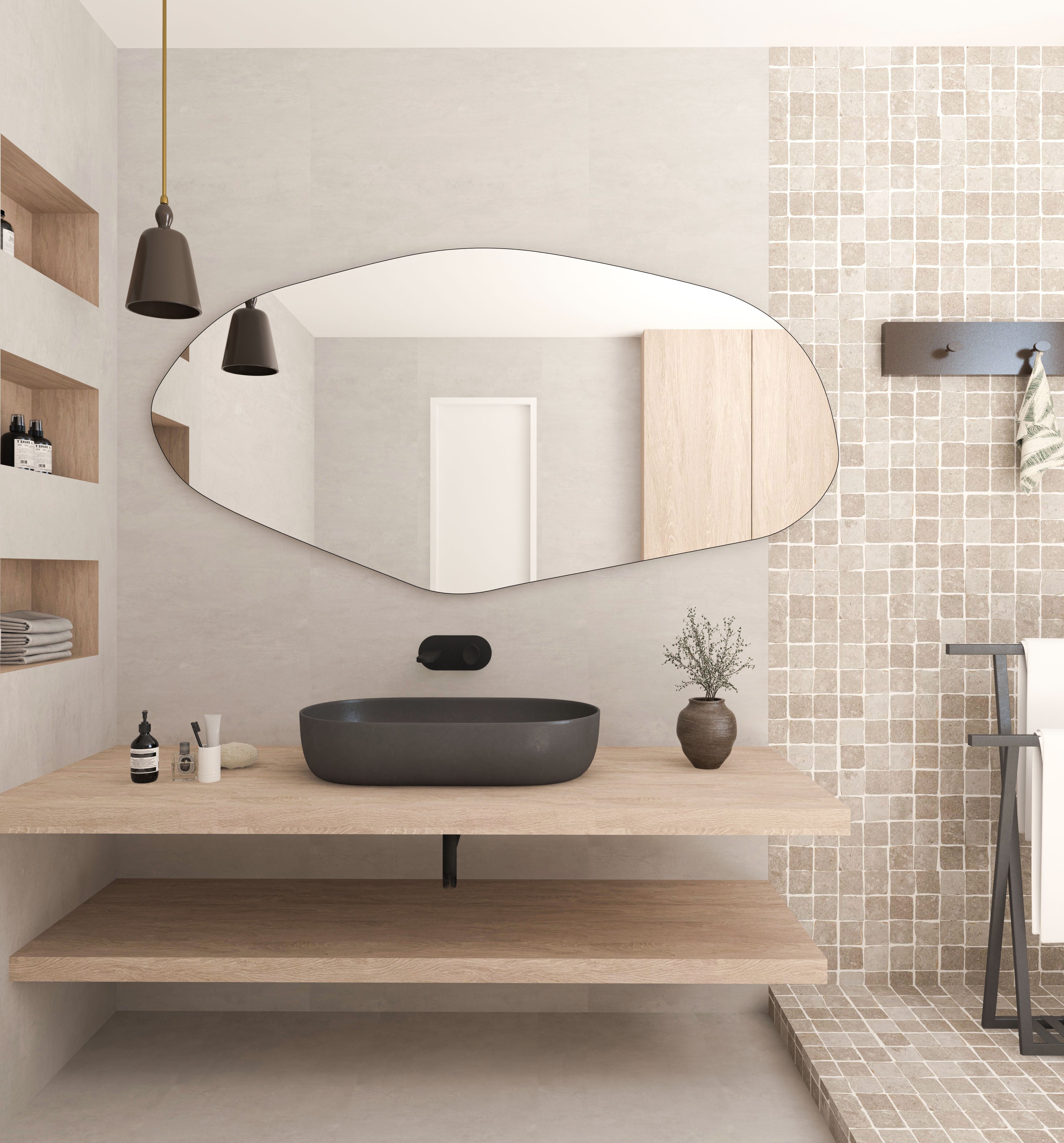 Sile Irregular Asymmetrical Mirror