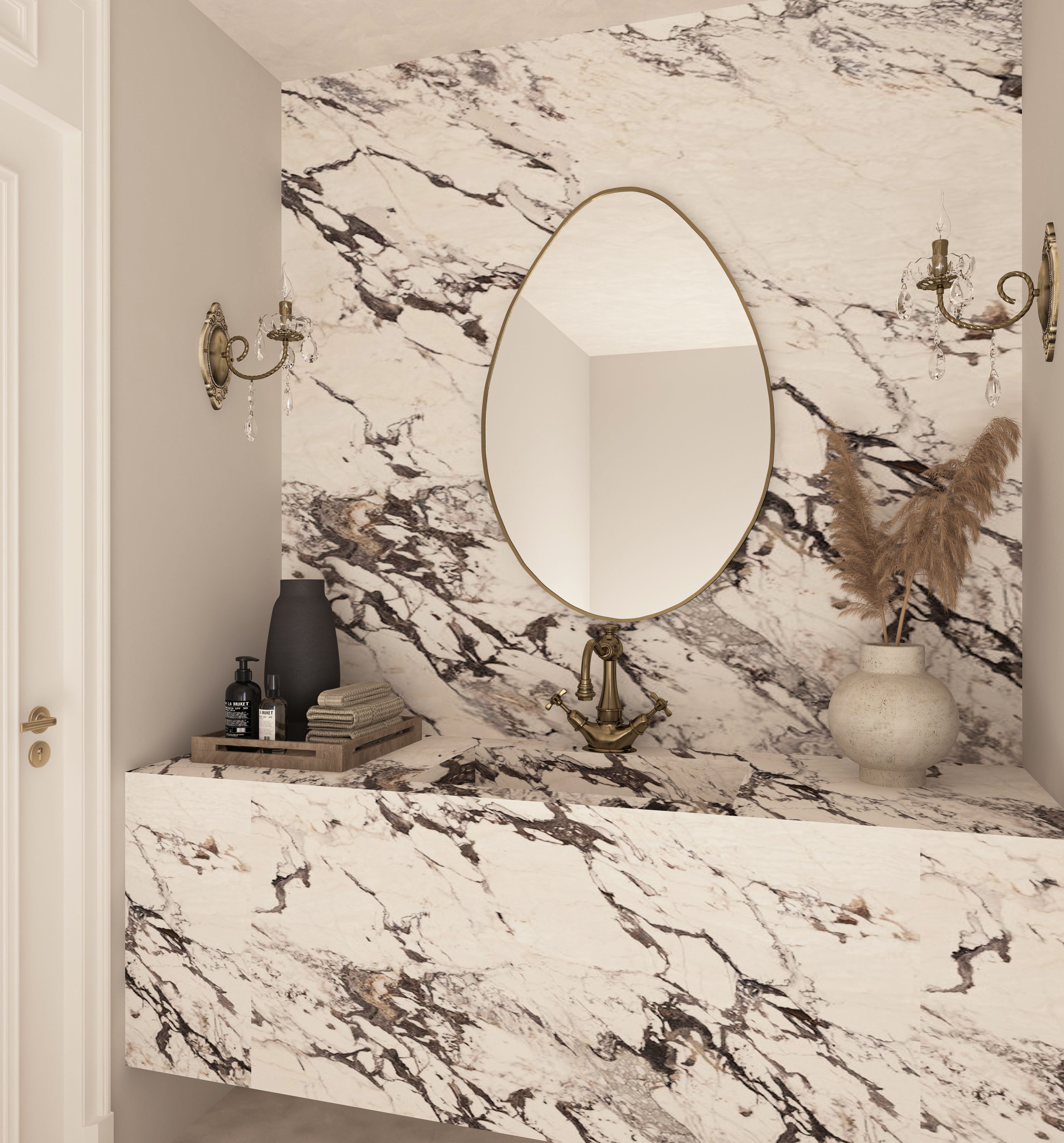Jupiter Irregular Design Mirror