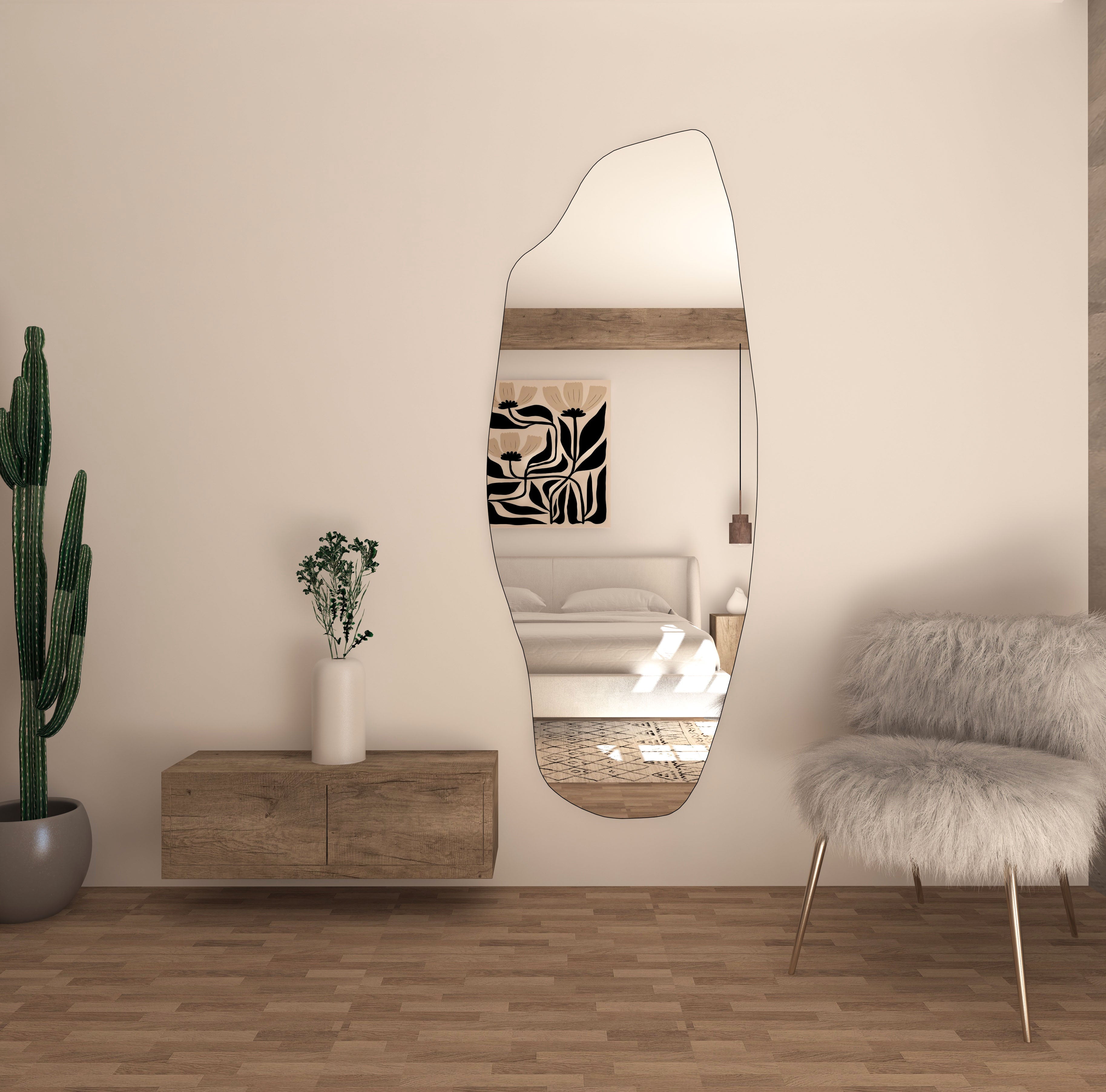 Dragos Asymmetrical Mirror - Unique Irregular Wall Mirror