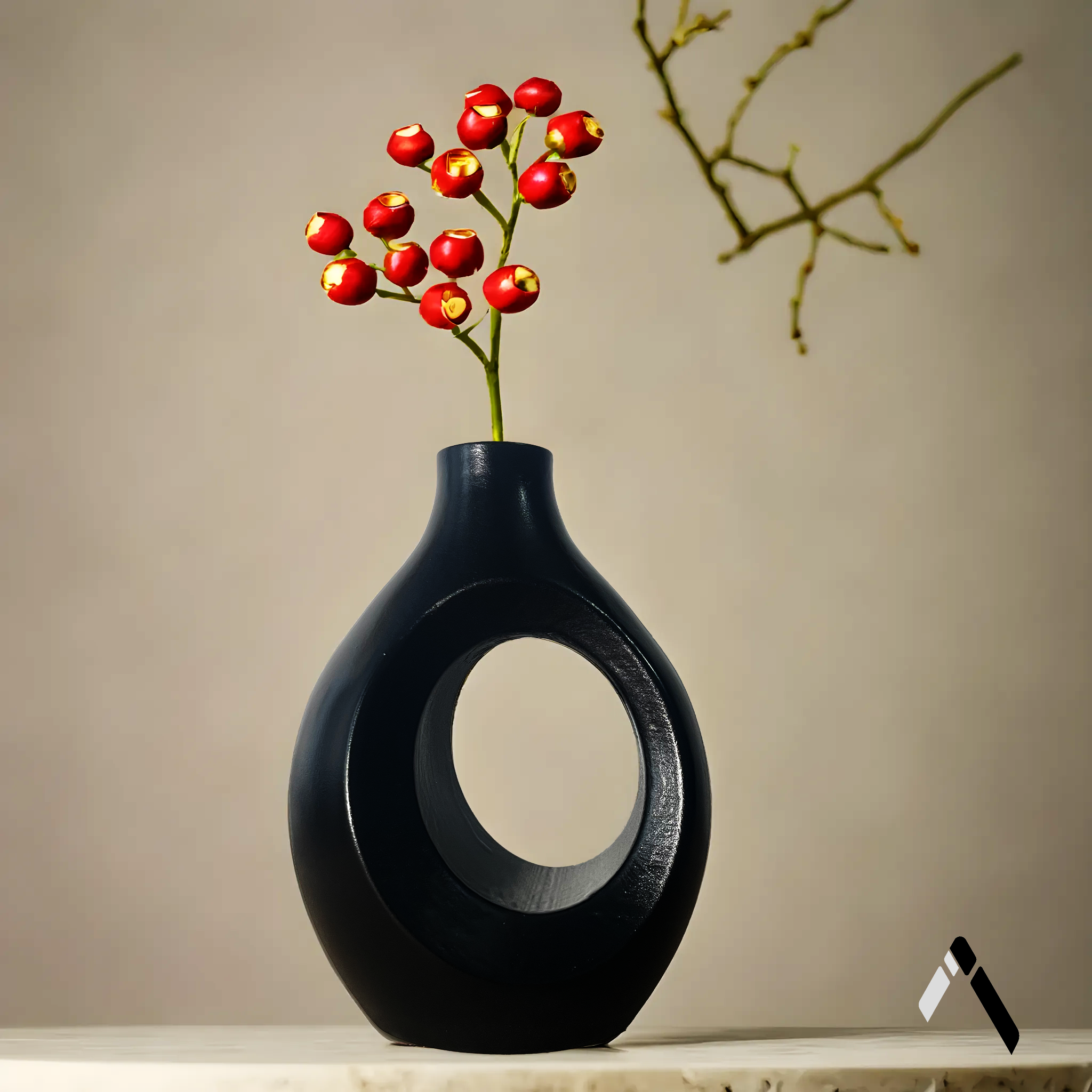 Twilight Dual Black Vase-1