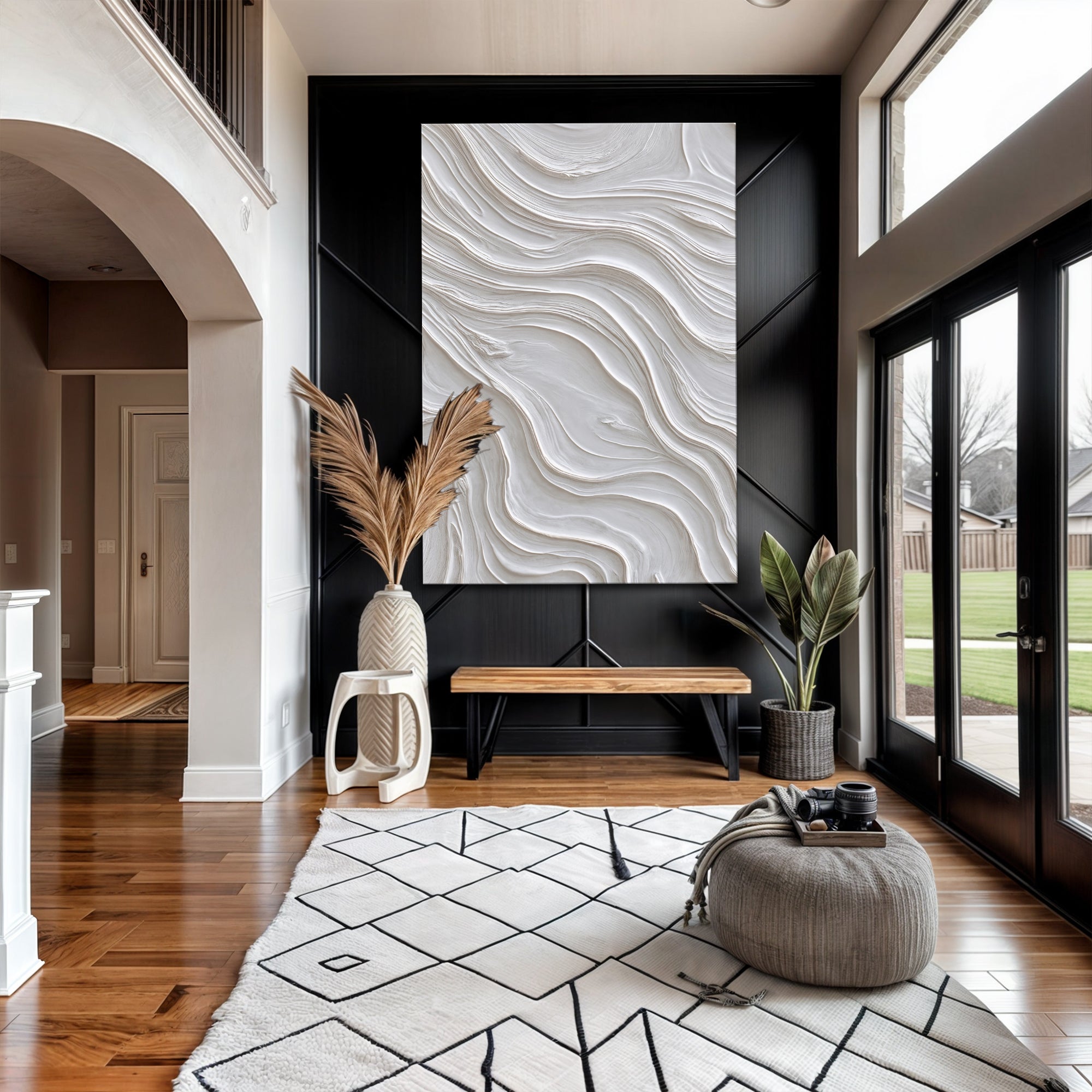 Minimalist Ocean Wave Wall Art