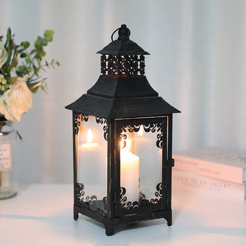 14.5'' High  Vintage Style Candle Lantern-0