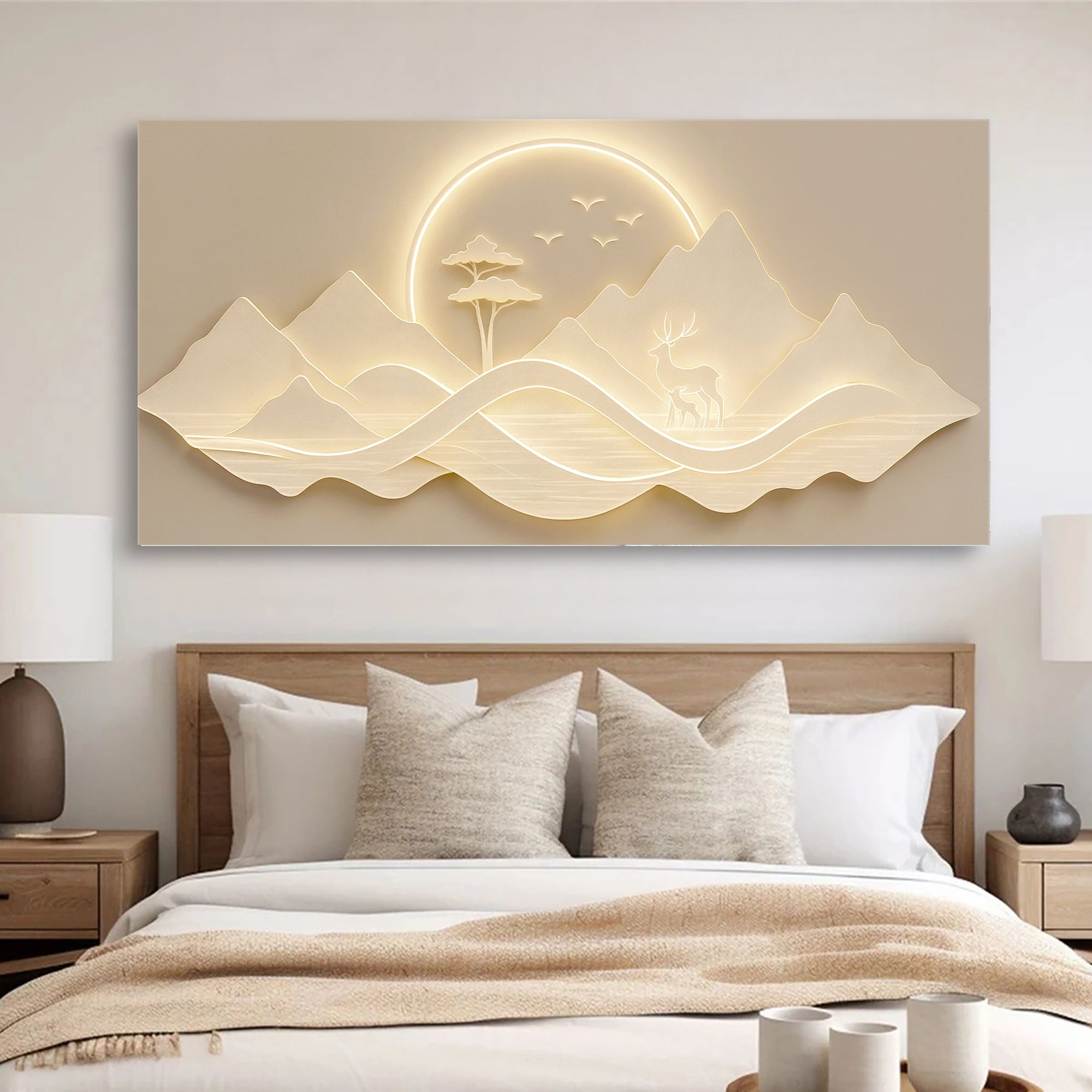 Modern Mountain Landscape Wall Art