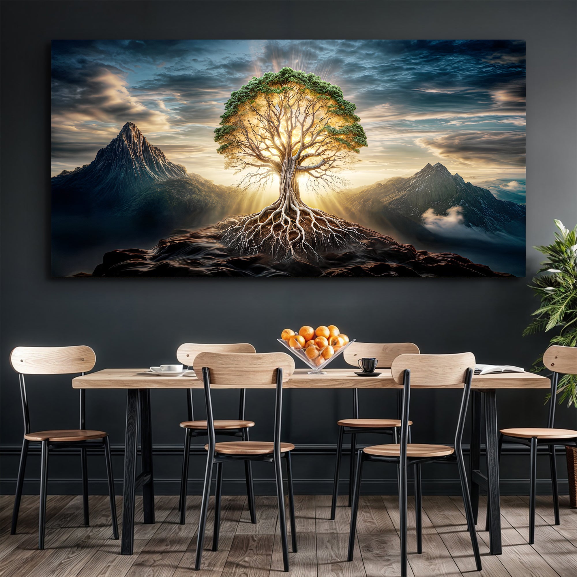 Burning Bush - Faith Wall Art VIII