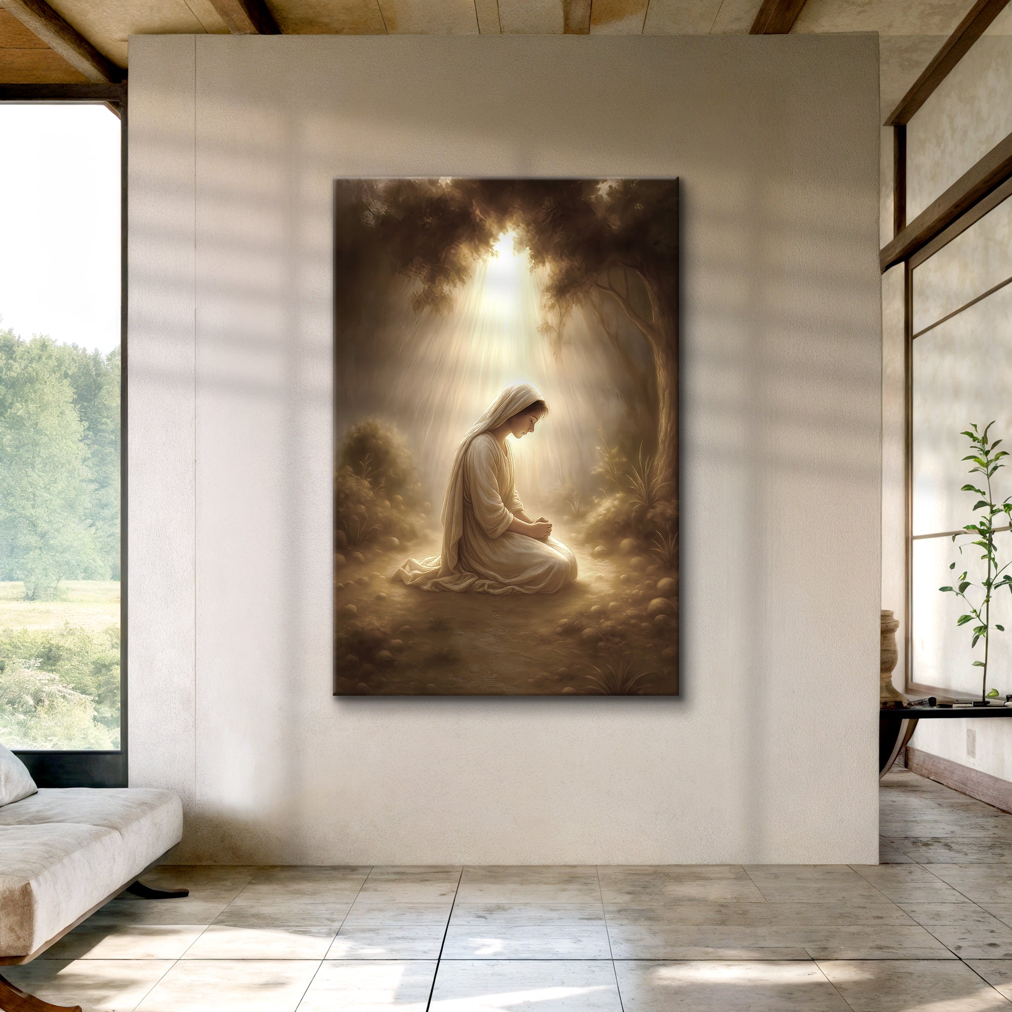 Mary Praying Faith Wall Art II