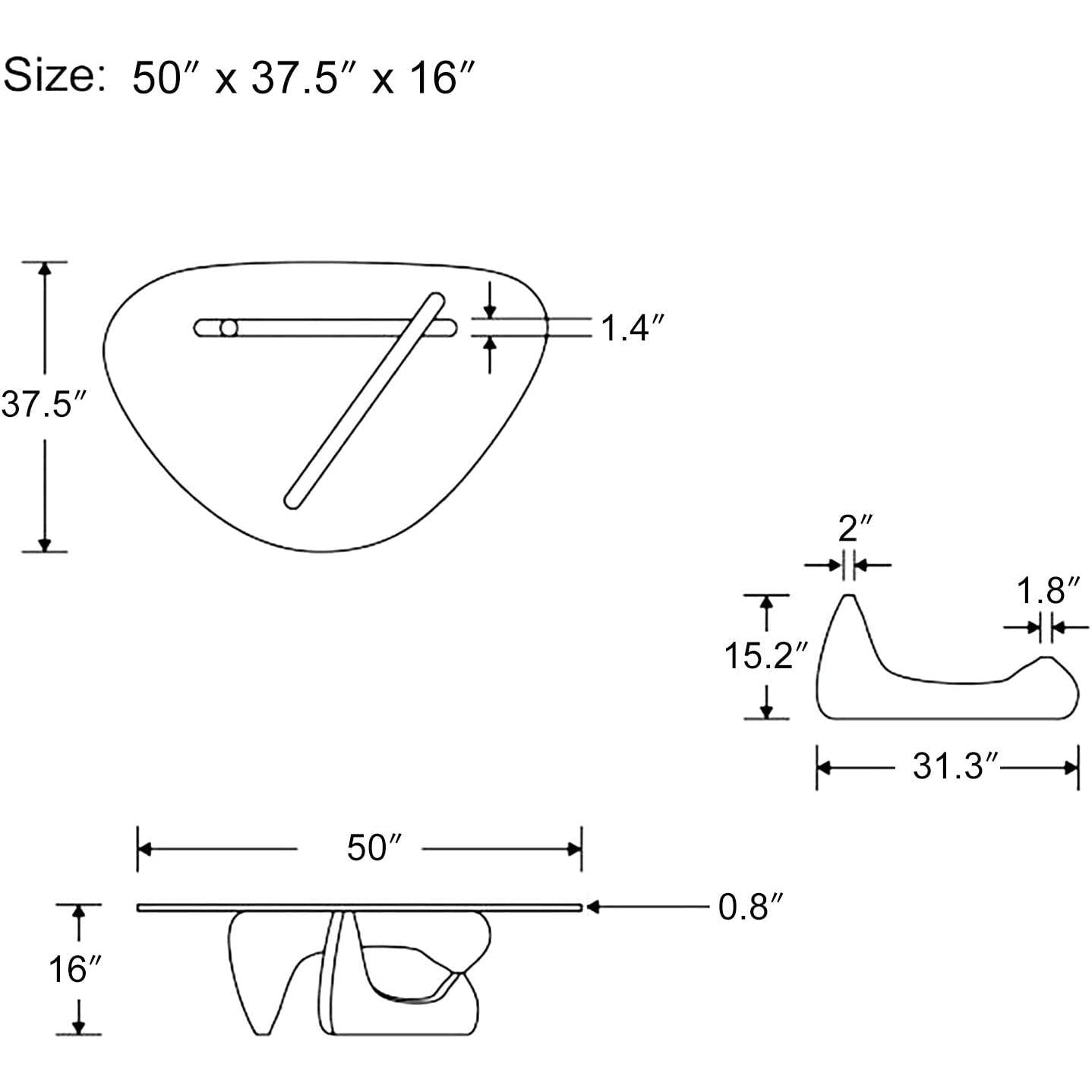 Mid Century Glass Top End Table With Light Walnut Finish