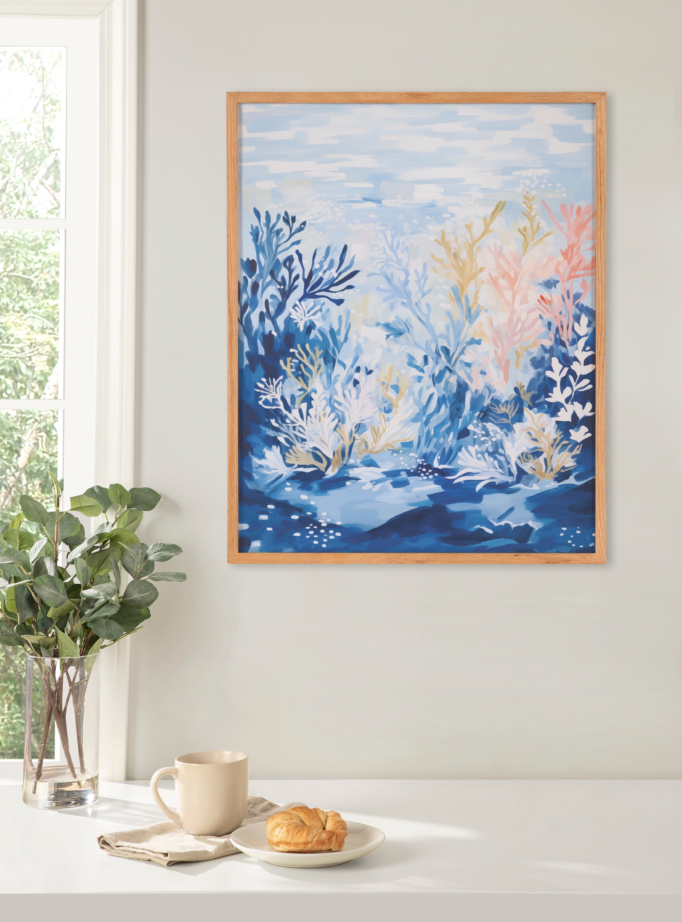 Gallery Underwater Ocean Landscape Print by The Creative Bunch Studio