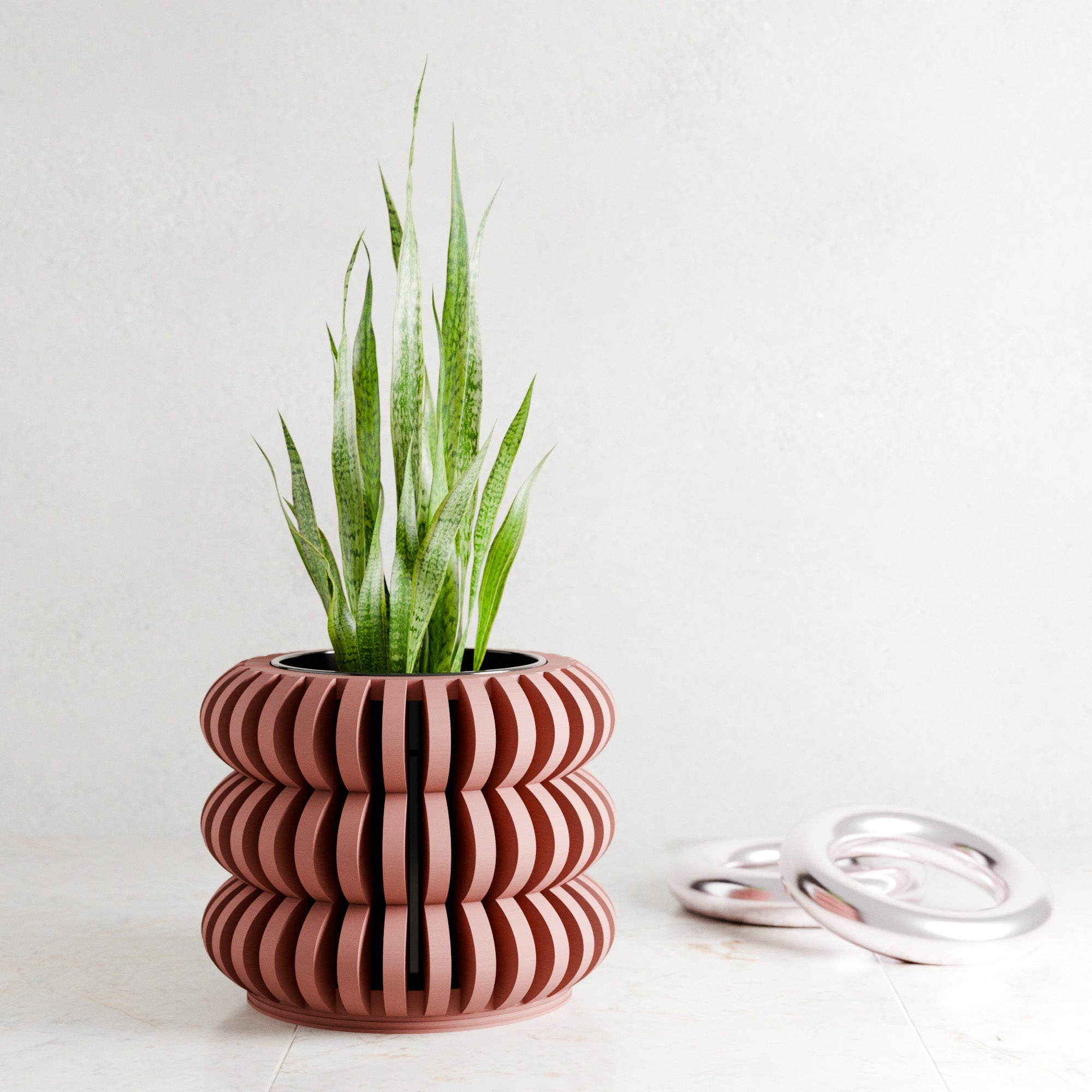 Triple Bubble Orchid Planter-7
