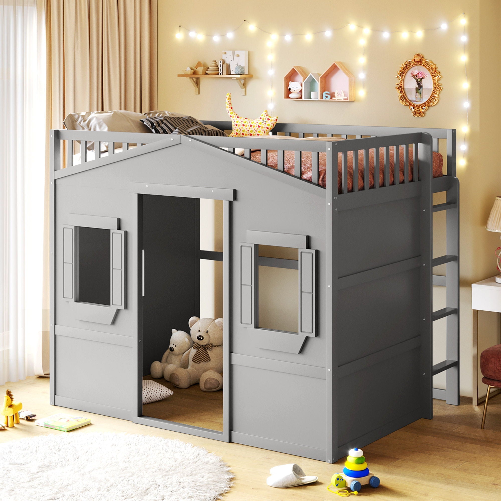 House Loft Bed With Ladder