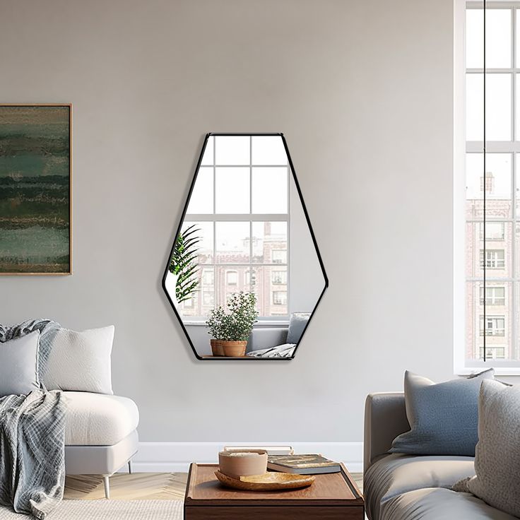 Irregular Diamond Mirror