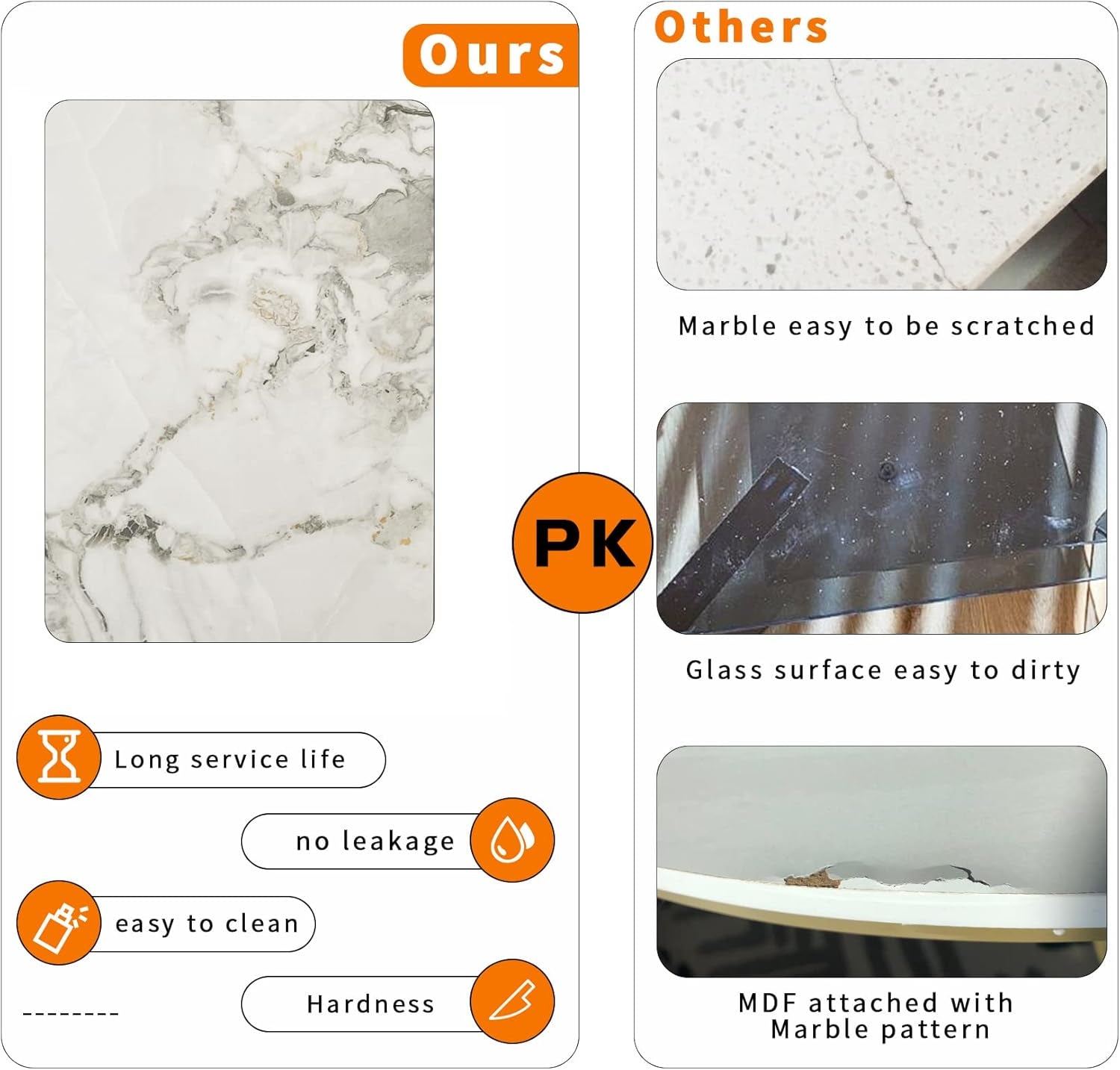 Square Sintered Stone Dining Table 31.5 Inch Modern Kitchen