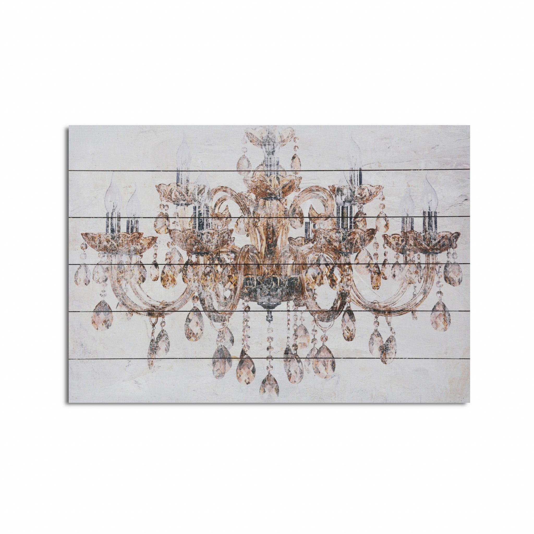 Luxurious Vintage Chandelier Unframed Graphic Wall Art-0